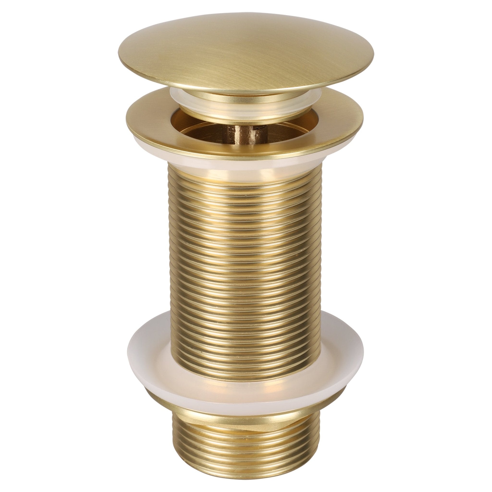 Differnz afvoerplug pop up | design | goud | large | Ø 66 mm x 98 mm - Mozaiektegel.com