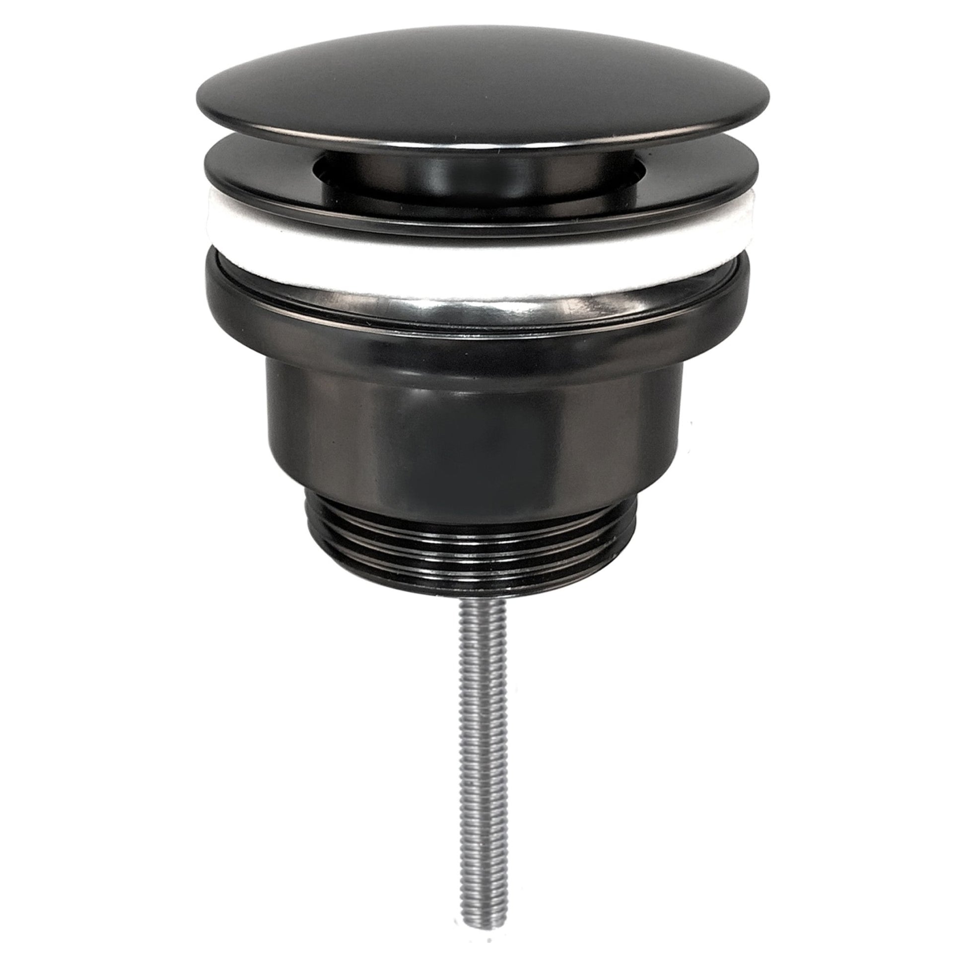 Differnz afvoerplug pop up | design | gun metal | 63mm - Mozaiektegel.com