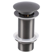 Differnz afvoerplug pop up | design | gun metal | large | Ø 66 mm x 98 mm - Mozaiektegel.com