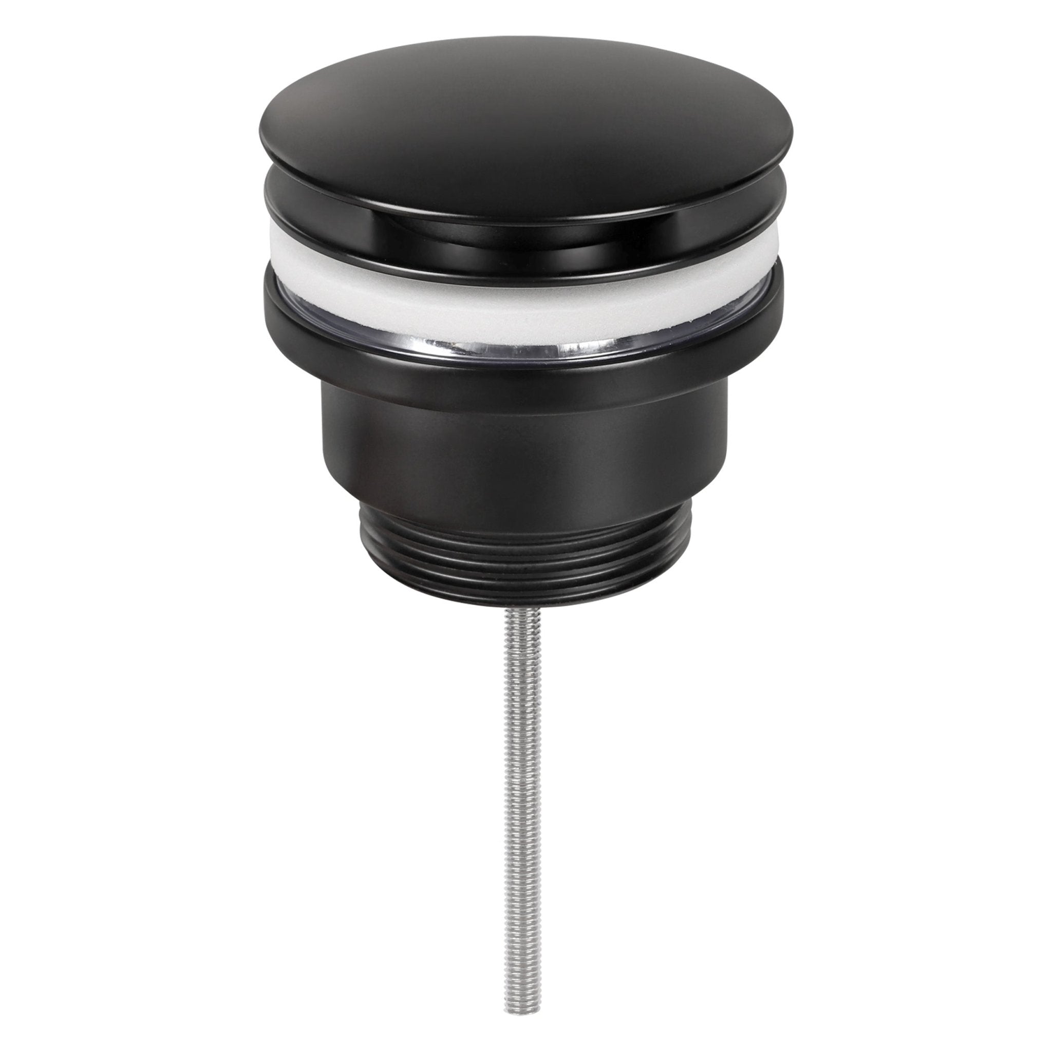 Differnz afvoerplug pop up | design | mat zwart | 63mm - Mozaiektegel.com