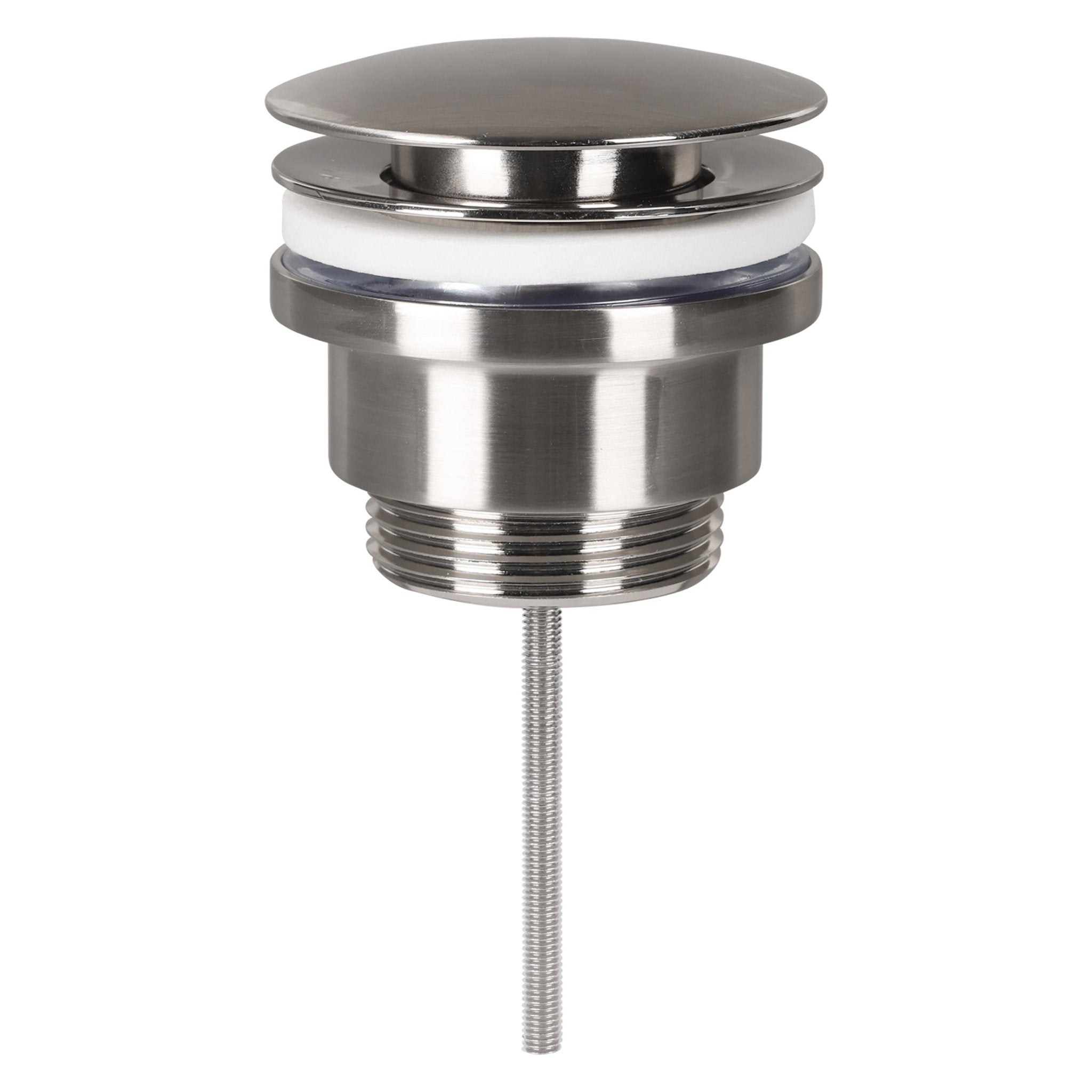 Differnz afvoerplug pop up | mat chroom | 63mm - Mozaiektegel.com