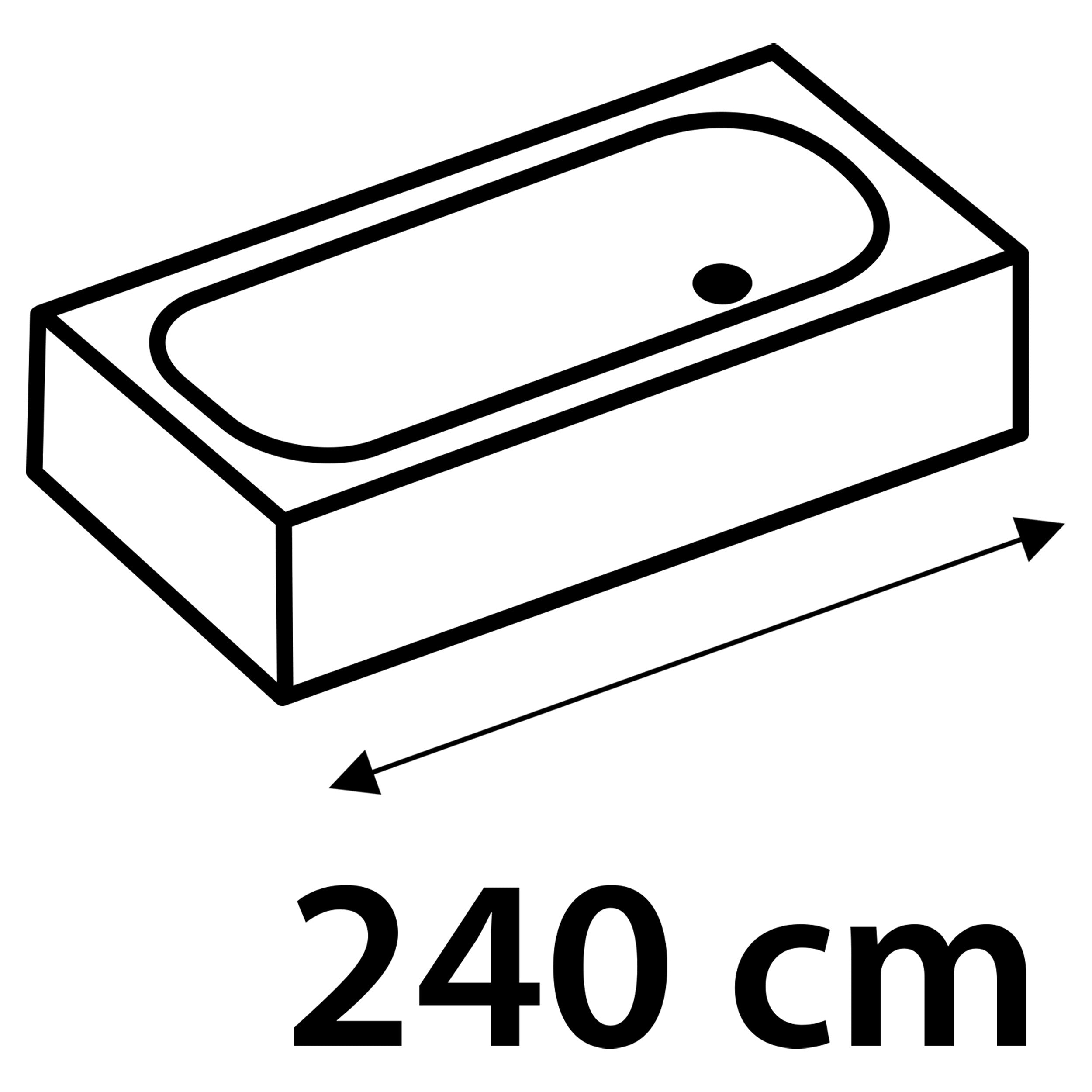 Differnz Base douchegordijn 100% PEVA - waterdicht - 180 x 200 cm - wit - Mozaiektegel.com