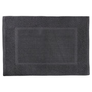 Differnz Basics badmat 100% katoen - geschikt voor vloerverwarming - 50 x 80 cm - donkergrijs - Mozaiektegel.com