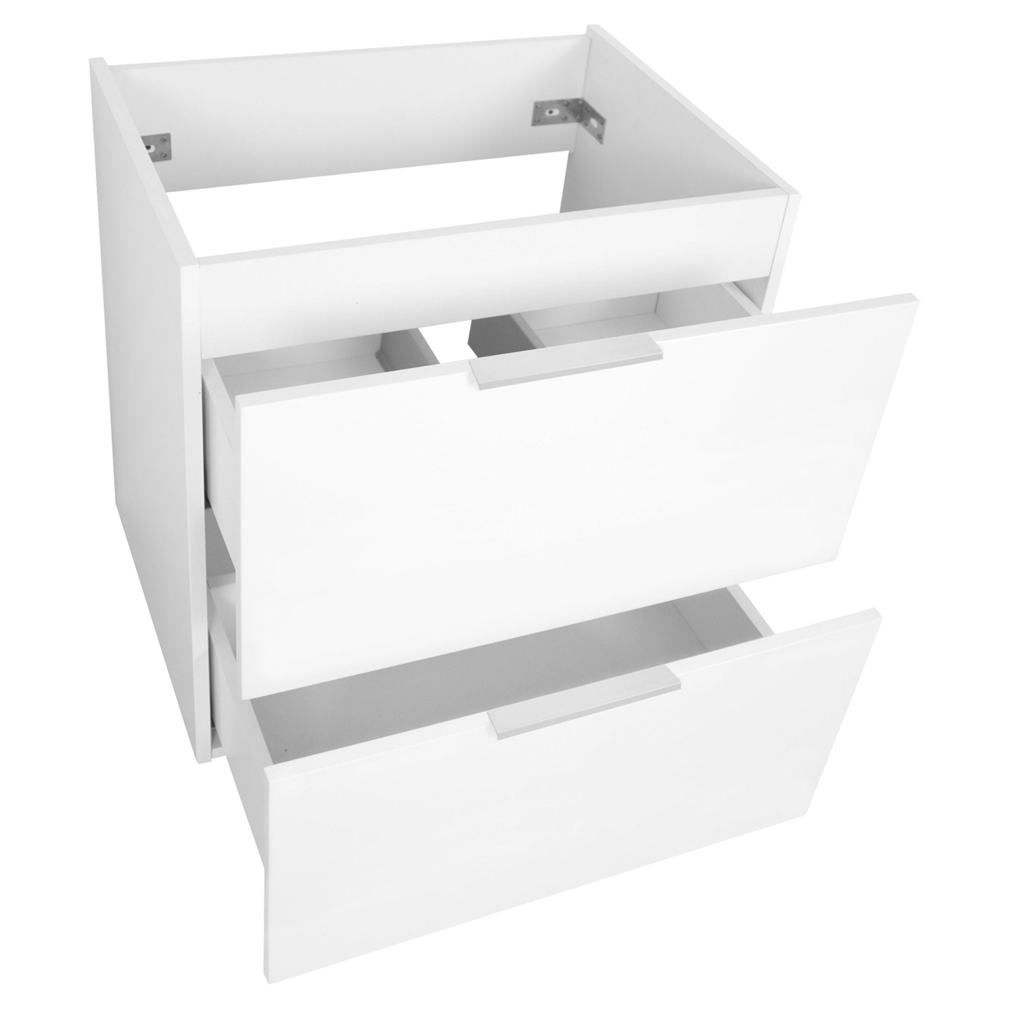 Differnz Bolo badmeubelset knock - down, FSC® | hoogglans wit | 60 cm - Mozaiektegel.com