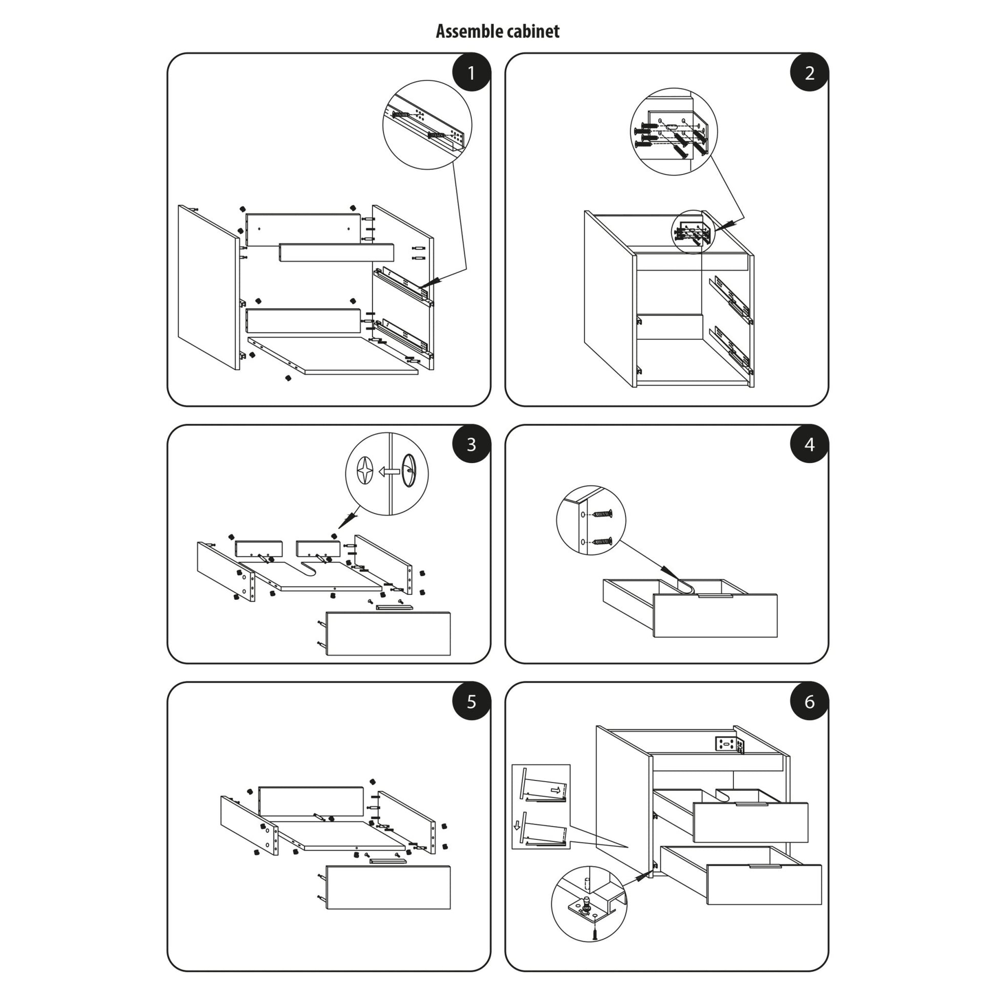 Differnz Bolo badmeubelset knock - down, FSC® | licht eiken | 60 cm - Mozaiektegel.com
