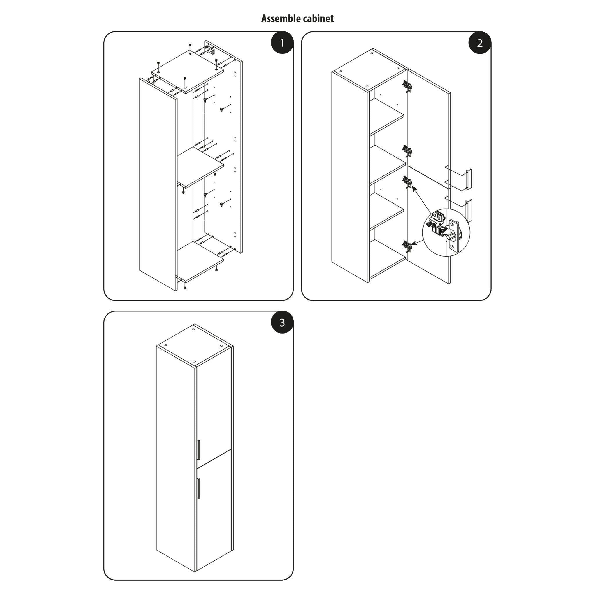 Differnz Bolo hoge kast knock - down links/rechts FSC® | groen | 160 x 35 x 35 cm - Mozaiektegel.com