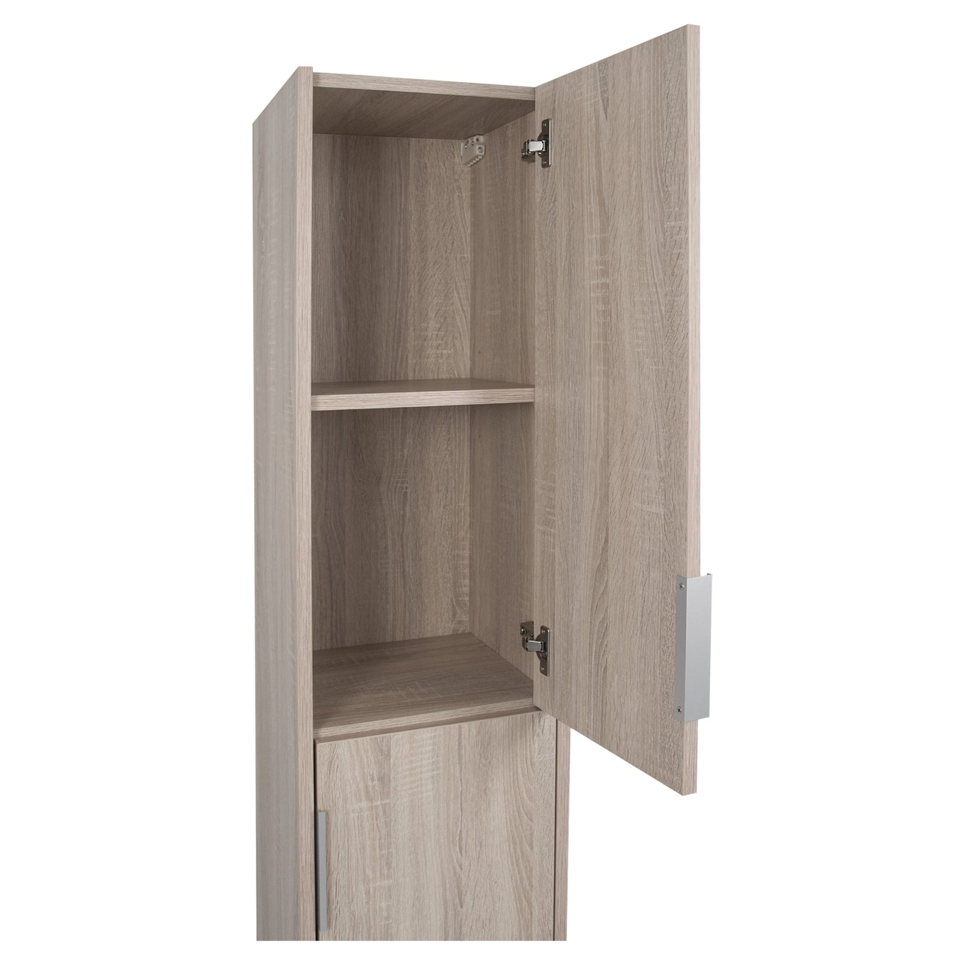 Differnz Bolo hoge kast knock - down links/rechts FSC® | licht eiken | 160 x 35 x 35 cm - Mozaiektegel.com