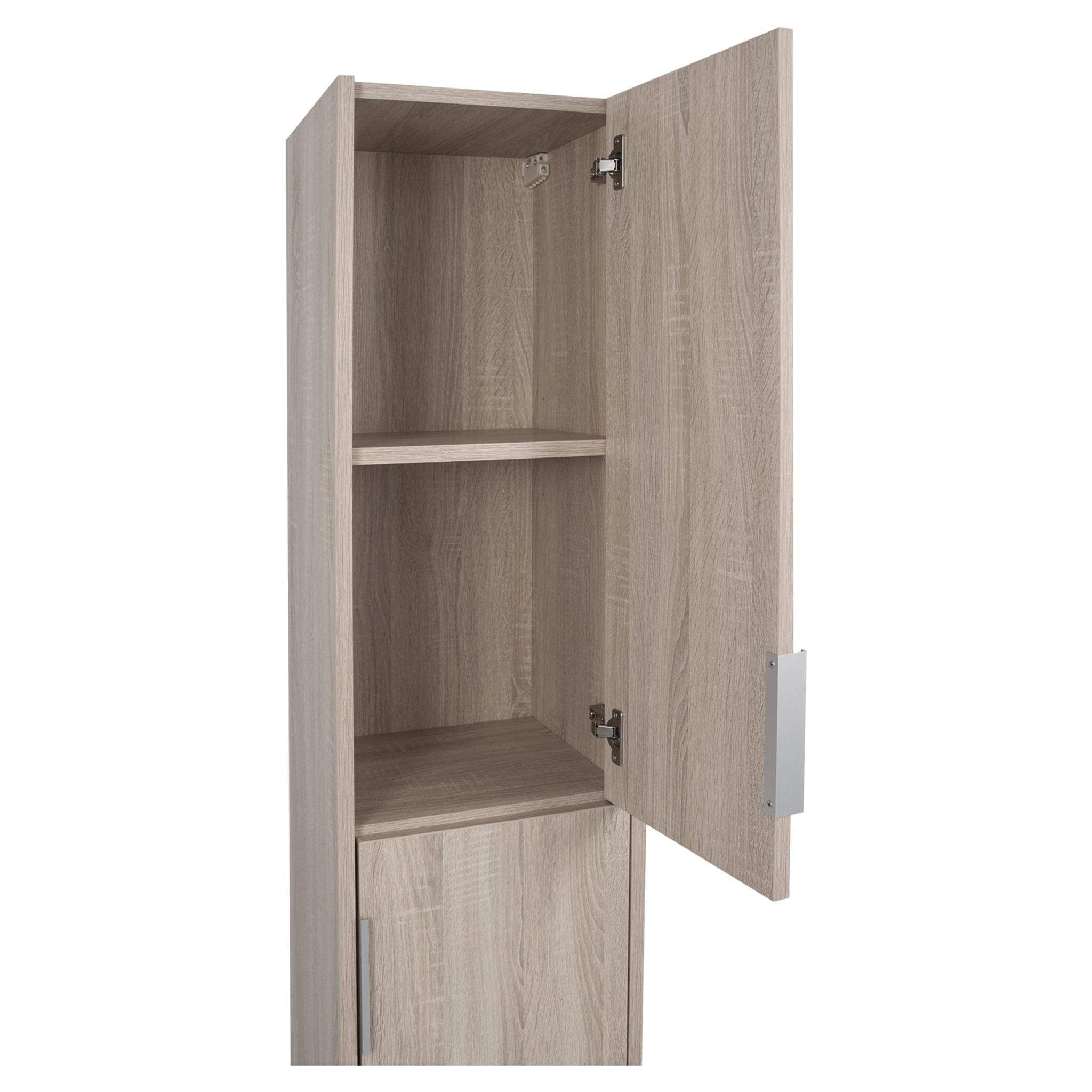 Differnz Bolo hoge kast knock - down links/rechts FSC® | licht eiken | 160 x 35 x 35 cm - Mozaiektegel.com