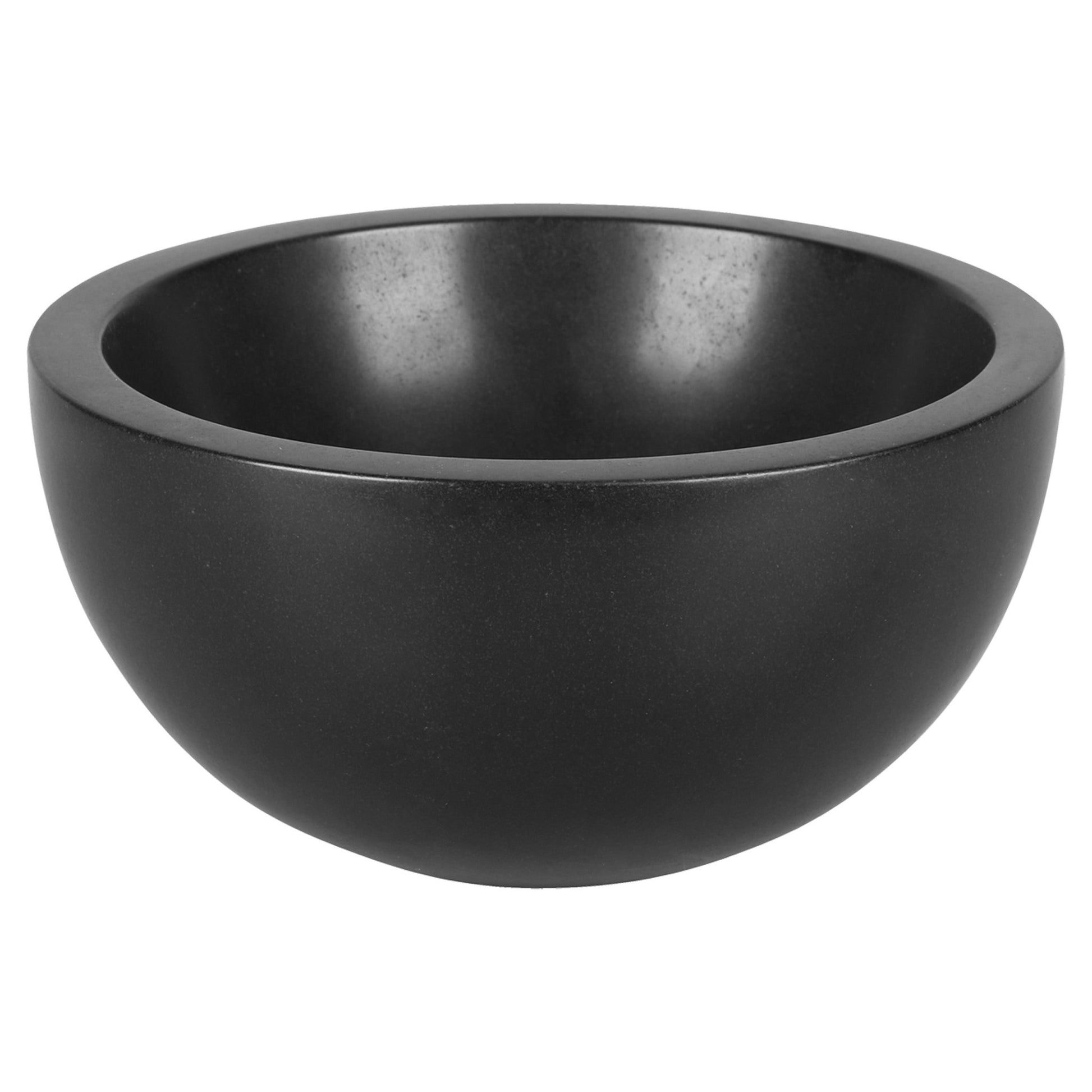 Differnz Boomer waskom keramiek | zwart | Ø 20 x 10 cm - Mozaiektegel.com