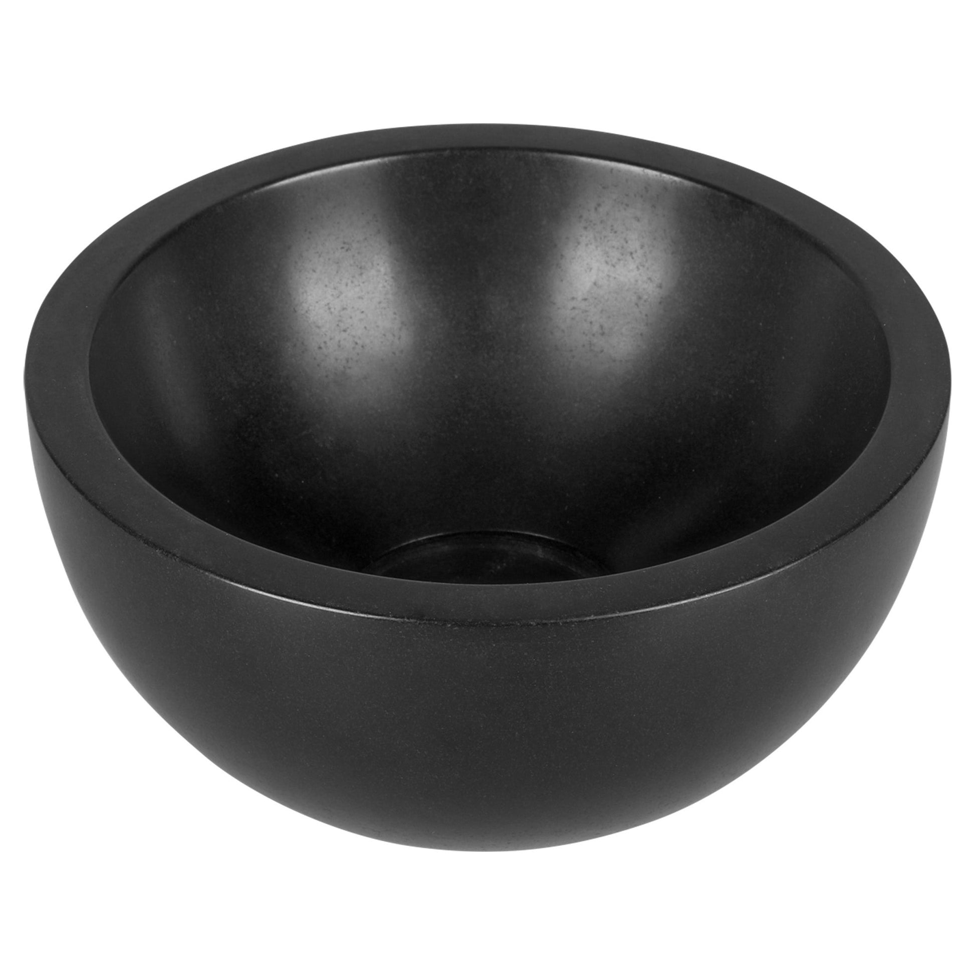 Differnz Boomer waskom keramiek | zwart | Ø 20 x 10 cm - Mozaiektegel.com