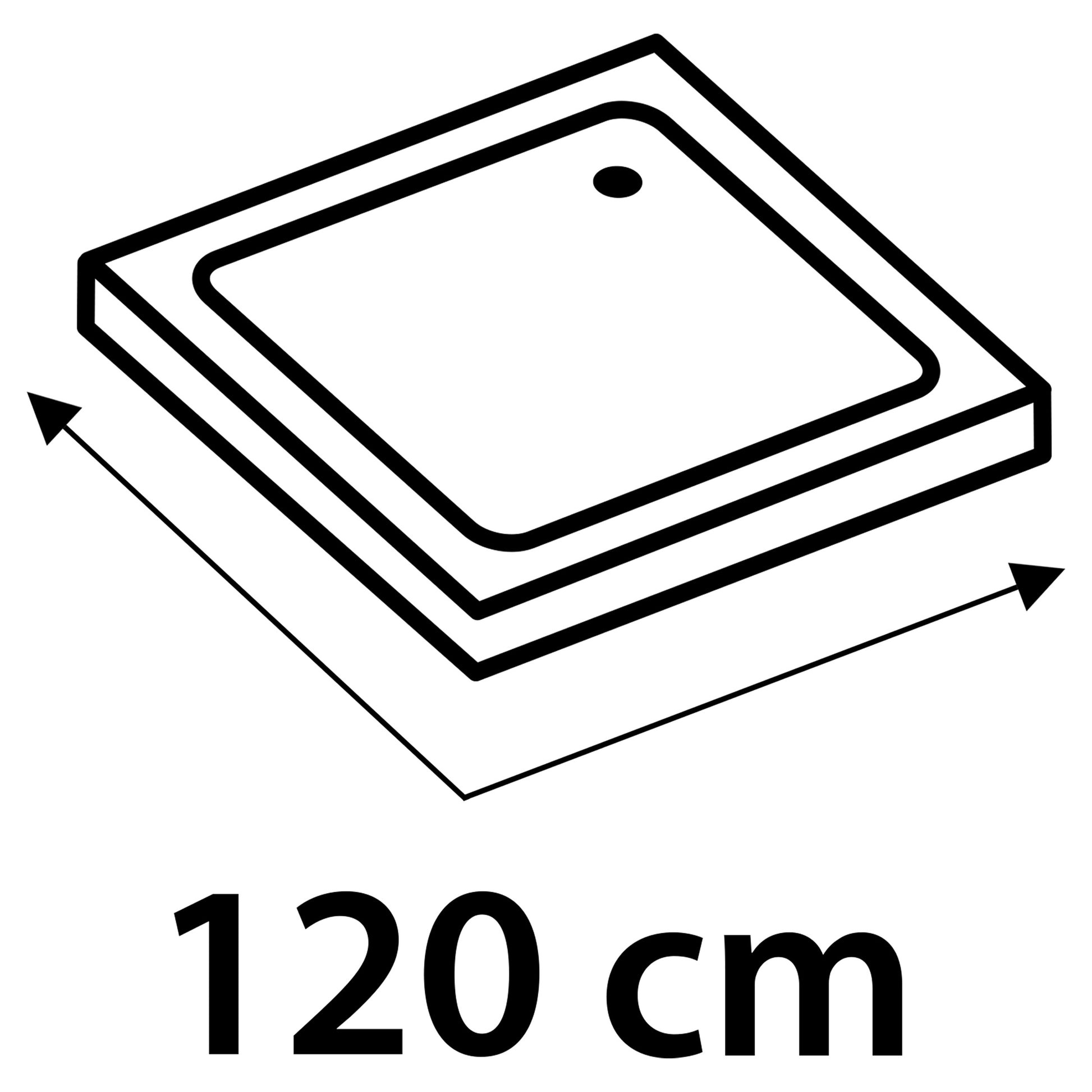 Differnz Circles douchegordijn 100% polyester - verzwaarde onderzoom - 120 x 200 cm - blauw - Mozaiektegel.com