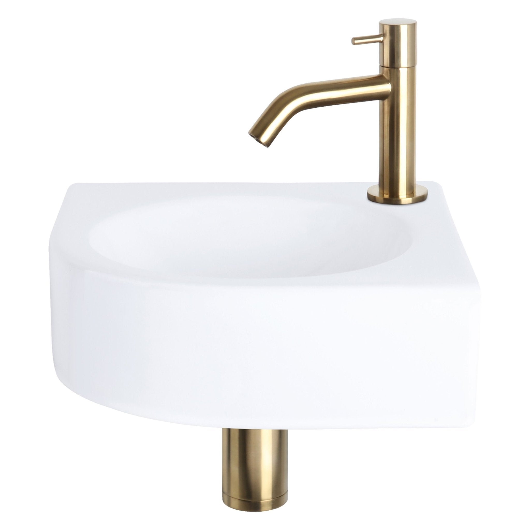 Differnz Cleo fontein keramiek - 30 x 30 x 10 cm - wit - Mozaiektegel.com