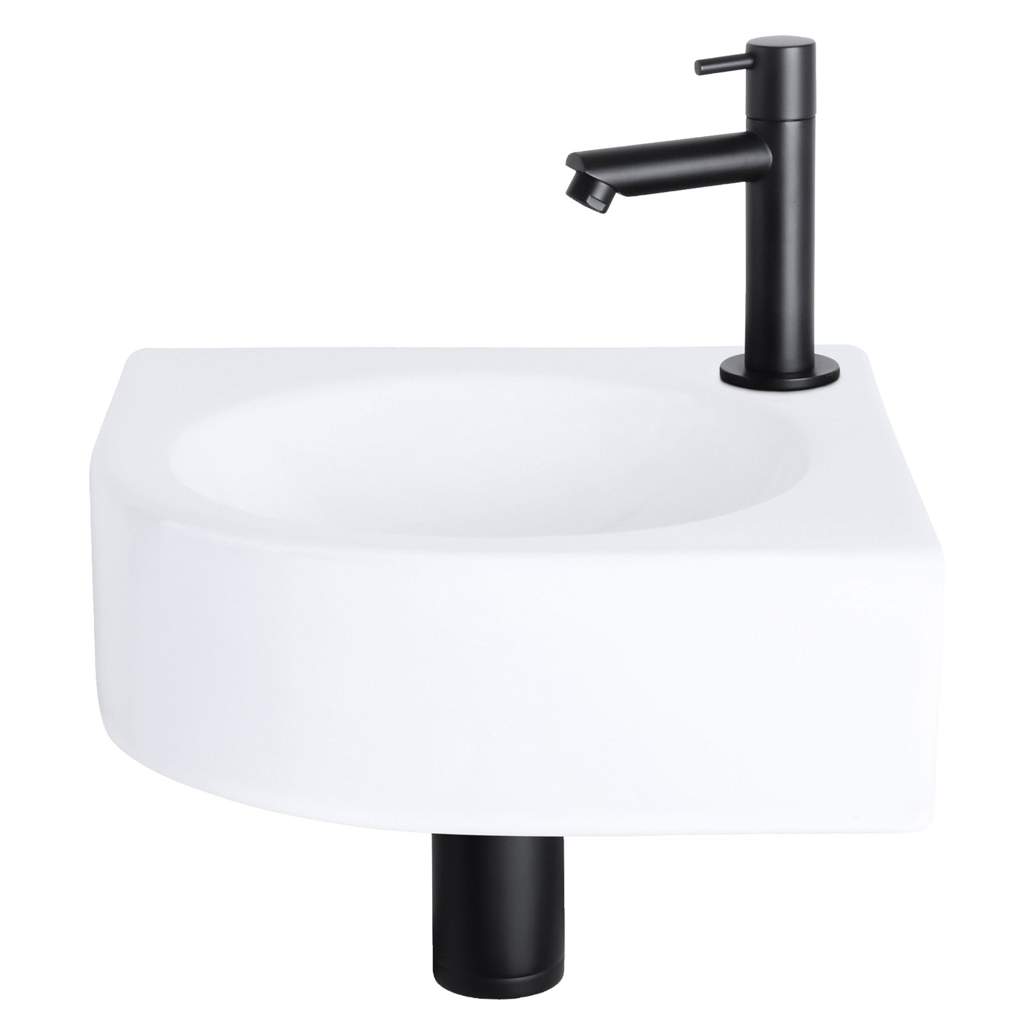 Differnz Cleo fontein keramiek - 30 x 30 x 10 cm - wit - Mozaiektegel.com