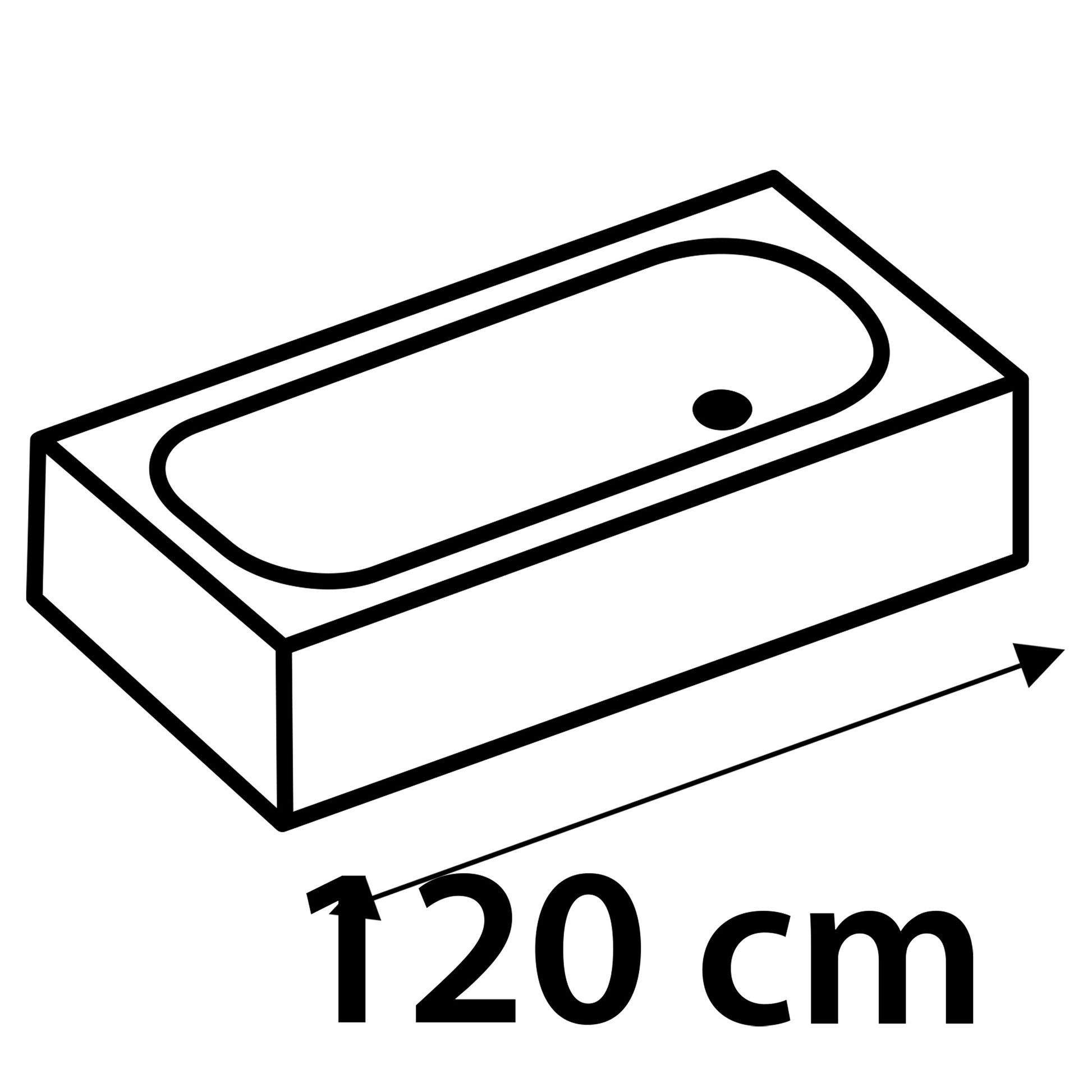 Differnz Color douchegordijn 100% polyester - verzwaarde onderzoom - 120 x 200 cm - antraciet - Mozaiektegel.com