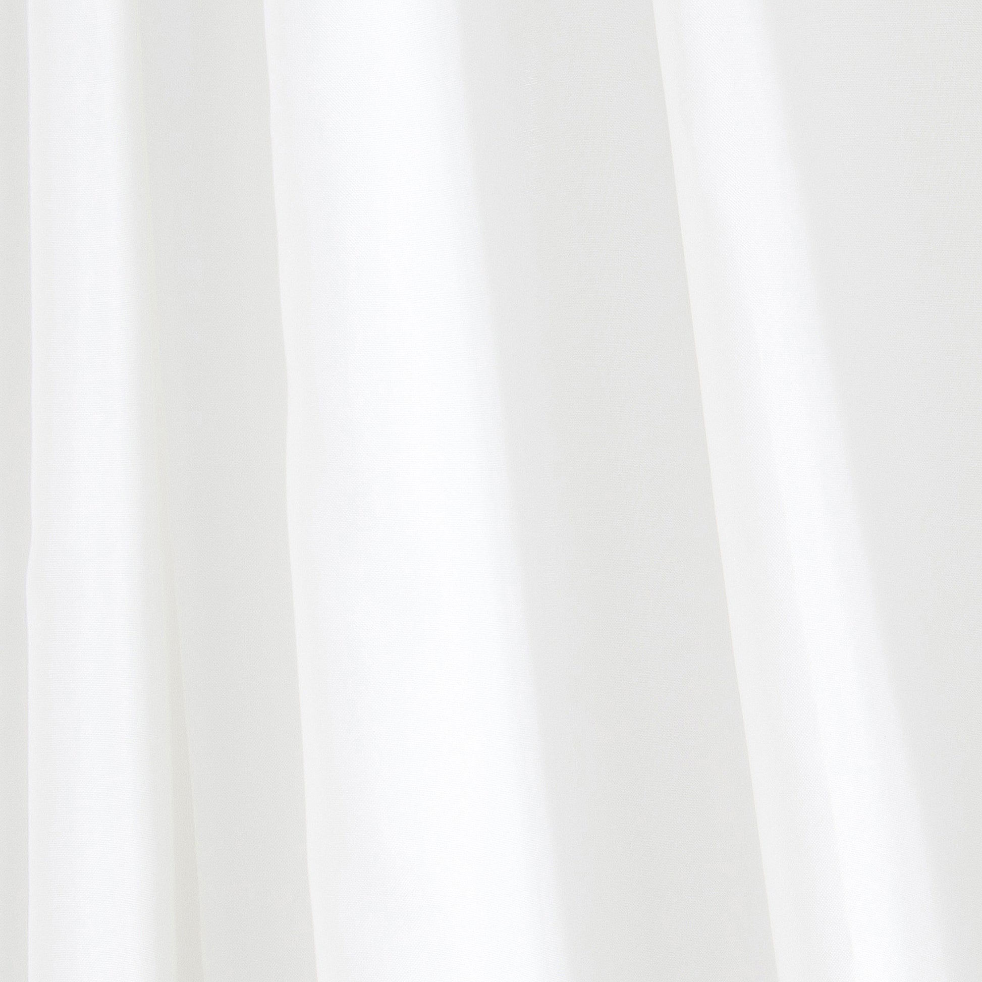 Differnz Color douchegordijn 100% polyester - verzwaarde onderzoom - 180 x 200 cm - wit - Mozaiektegel.com