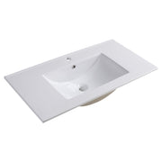 Differnz Country side wastafel | wit | 81 x 46.5 cm - Mozaiektegel.com