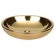 Differnz Dias waskom keramiek | goud | 50 x 38 x 14 cm - Mozaiektegel.com