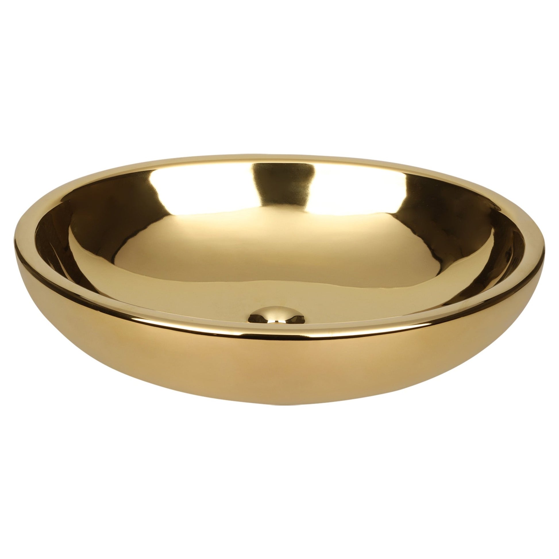 Differnz Dias waskom keramiek | goud | 50 x 38 x 14 cm - Mozaiektegel.com