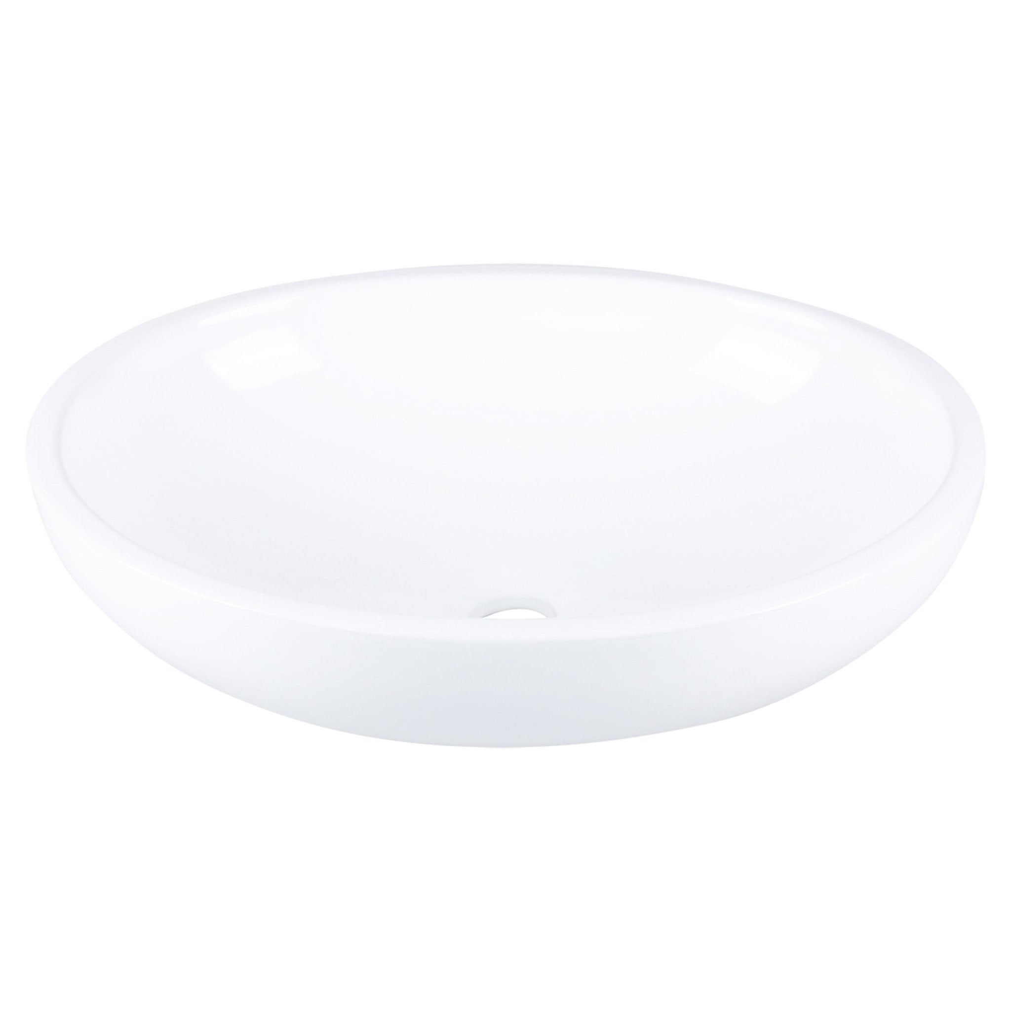 Differnz Dias waskom keramiek | wit | 50 x 40 x 14 cm - Mozaiektegel.com