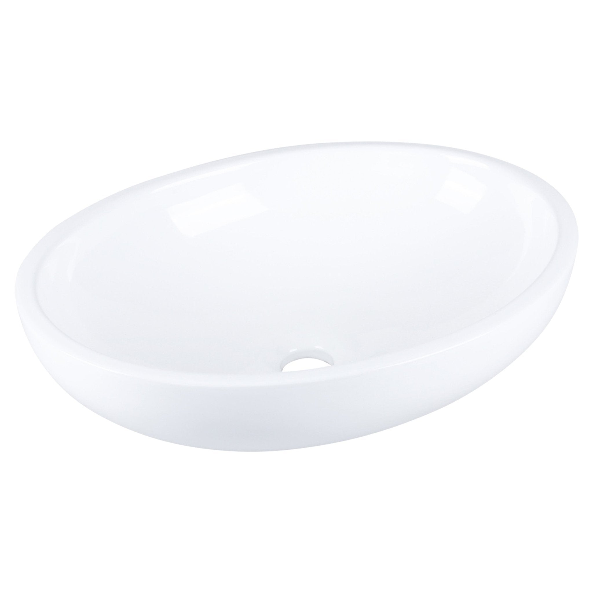 Differnz Dias waskom keramiek | wit | 50 x 40 x 14 cm - Mozaiektegel.com