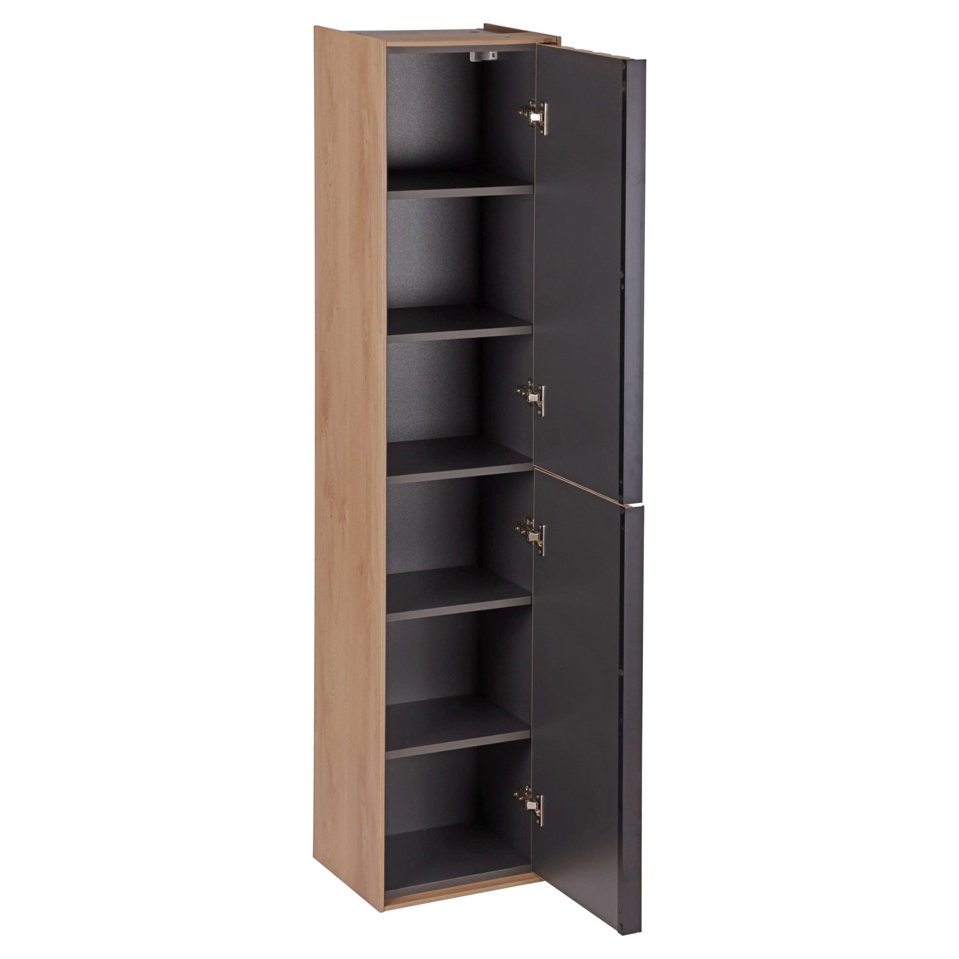 Differnz Elin hoge kast FSC® | eiken | 160 x 36 x 30 cm - Mozaiektegel.com