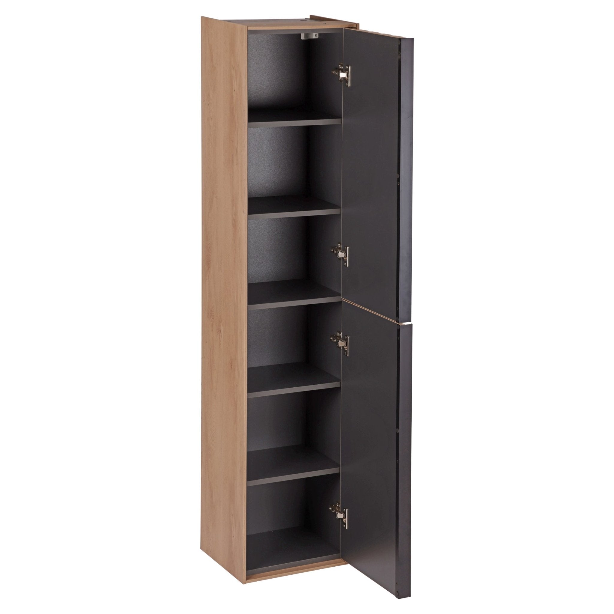Differnz Elin hoge kast FSC® | eiken | 160 x 36 x 30 cm - Mozaiektegel.com