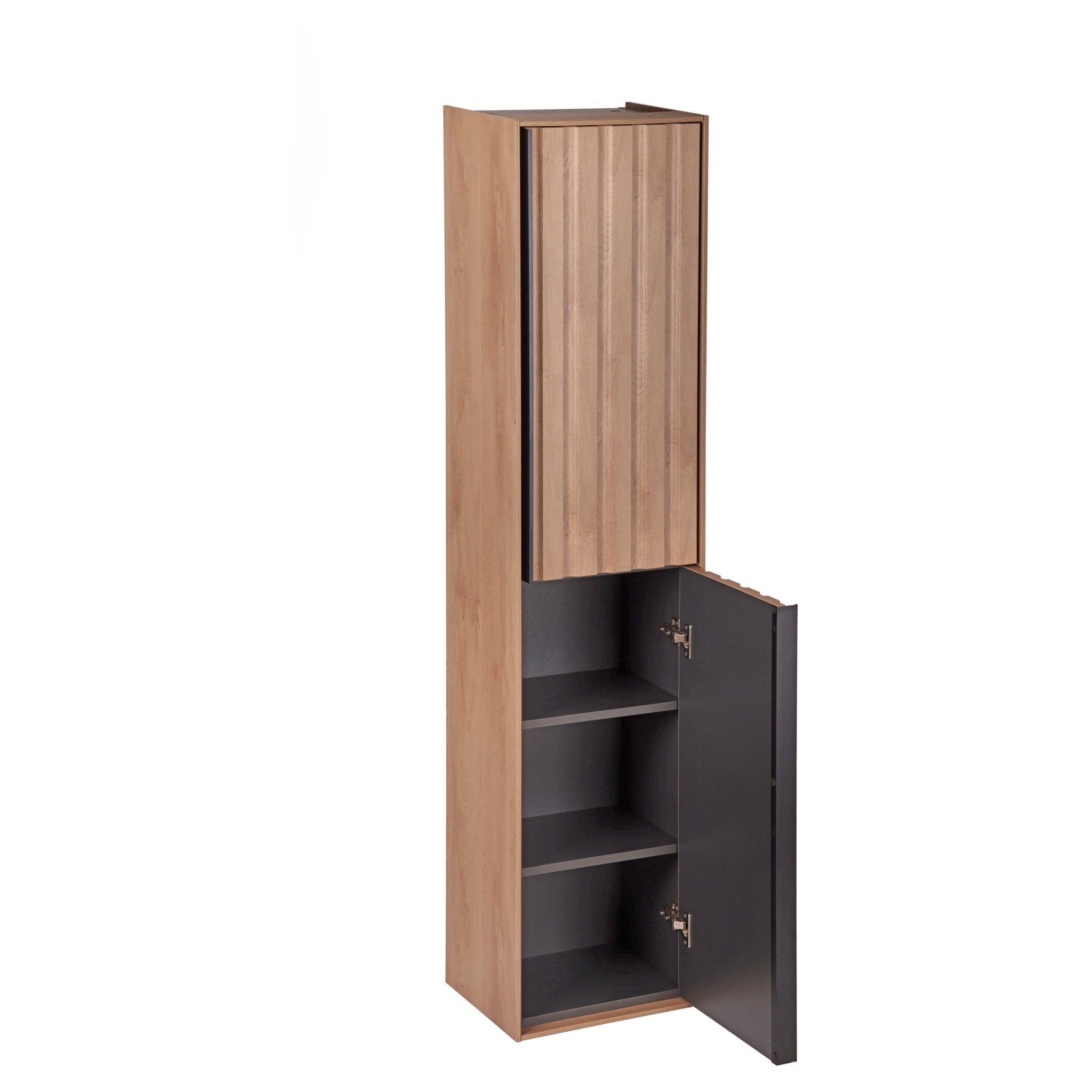 Differnz Elin hoge kast FSC® | eiken | 160 x 36 x 30 cm - Mozaiektegel.com