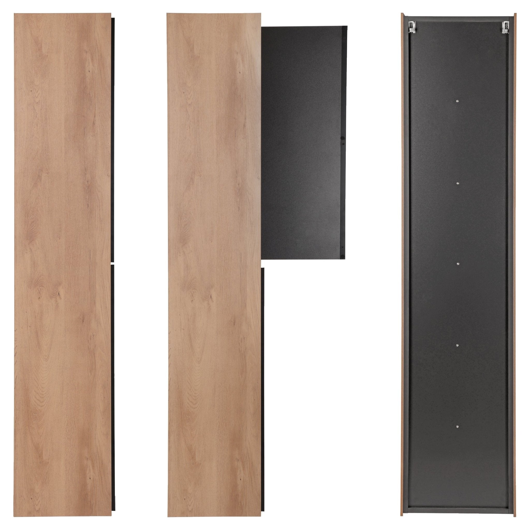 Differnz Elin hoge kast FSC® | eiken | 160 x 36 x 30 cm - Mozaiektegel.com