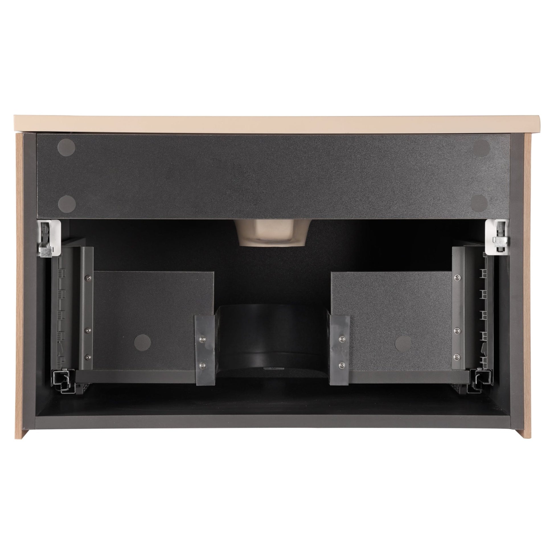 Differnz Elin meubelset FSC® | eiken/mat taupe | 60 cm - Mozaiektegel.com