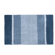 Differnz Fading badmat 100% microfiber - geschikt voor vloerverwarming - 60 x 90 cm - blauw - Mozaiektegel.com