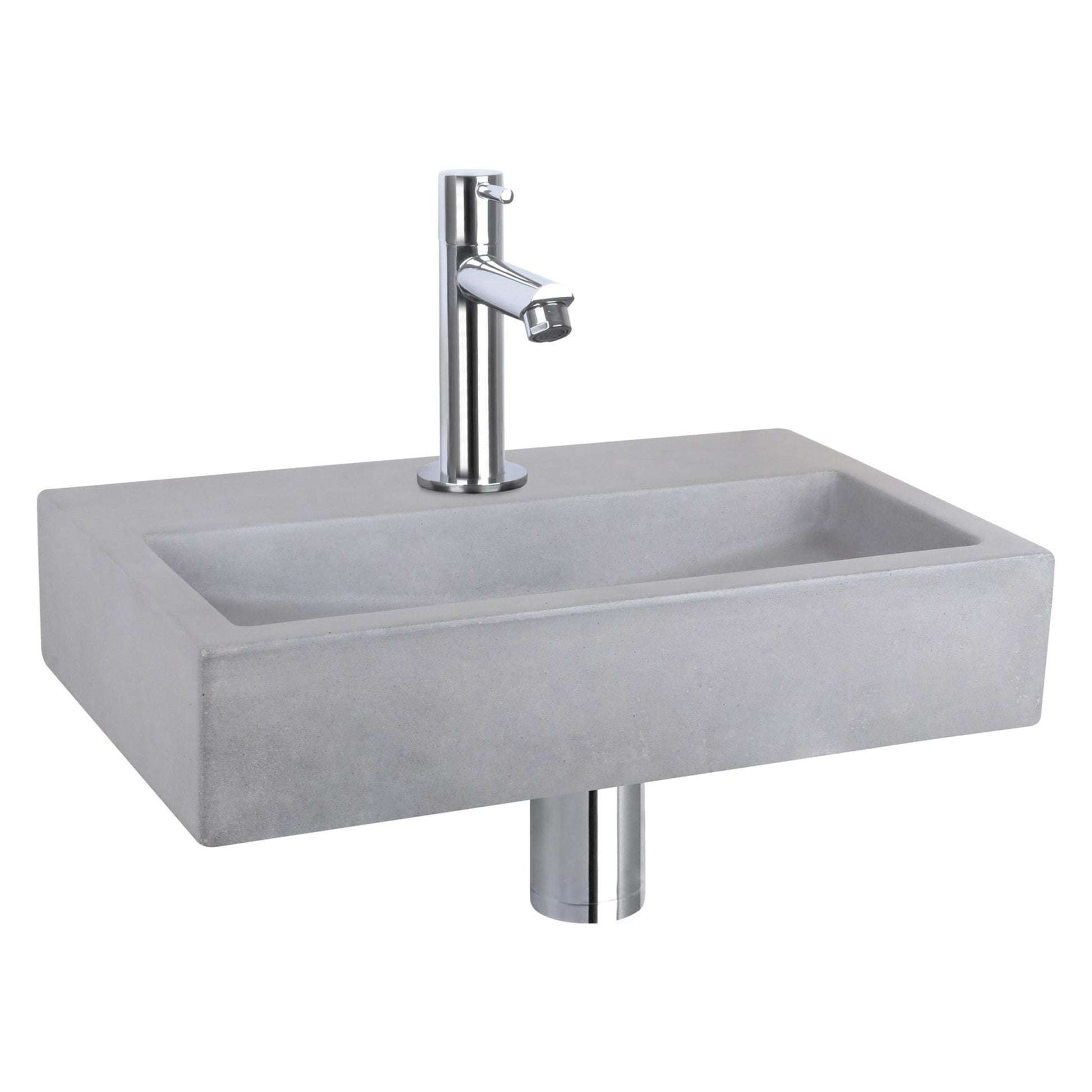 Differnz Flat fontein beton - 38 x 24 x 8 cm - lichtgrijs - Mozaiektegel.com