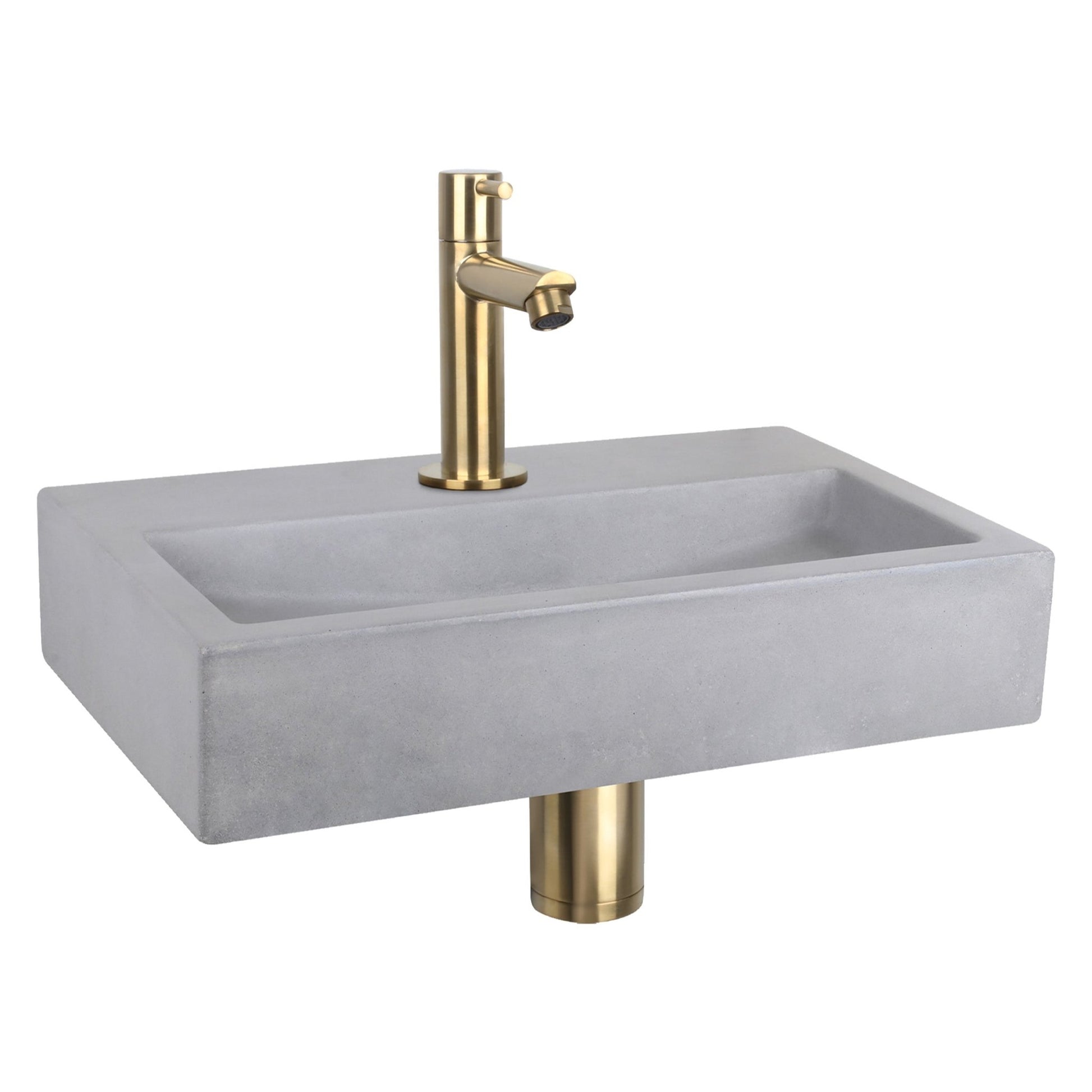 Differnz Flat fontein beton - 38 x 24 x 8 cm - lichtgrijs - Mozaiektegel.com