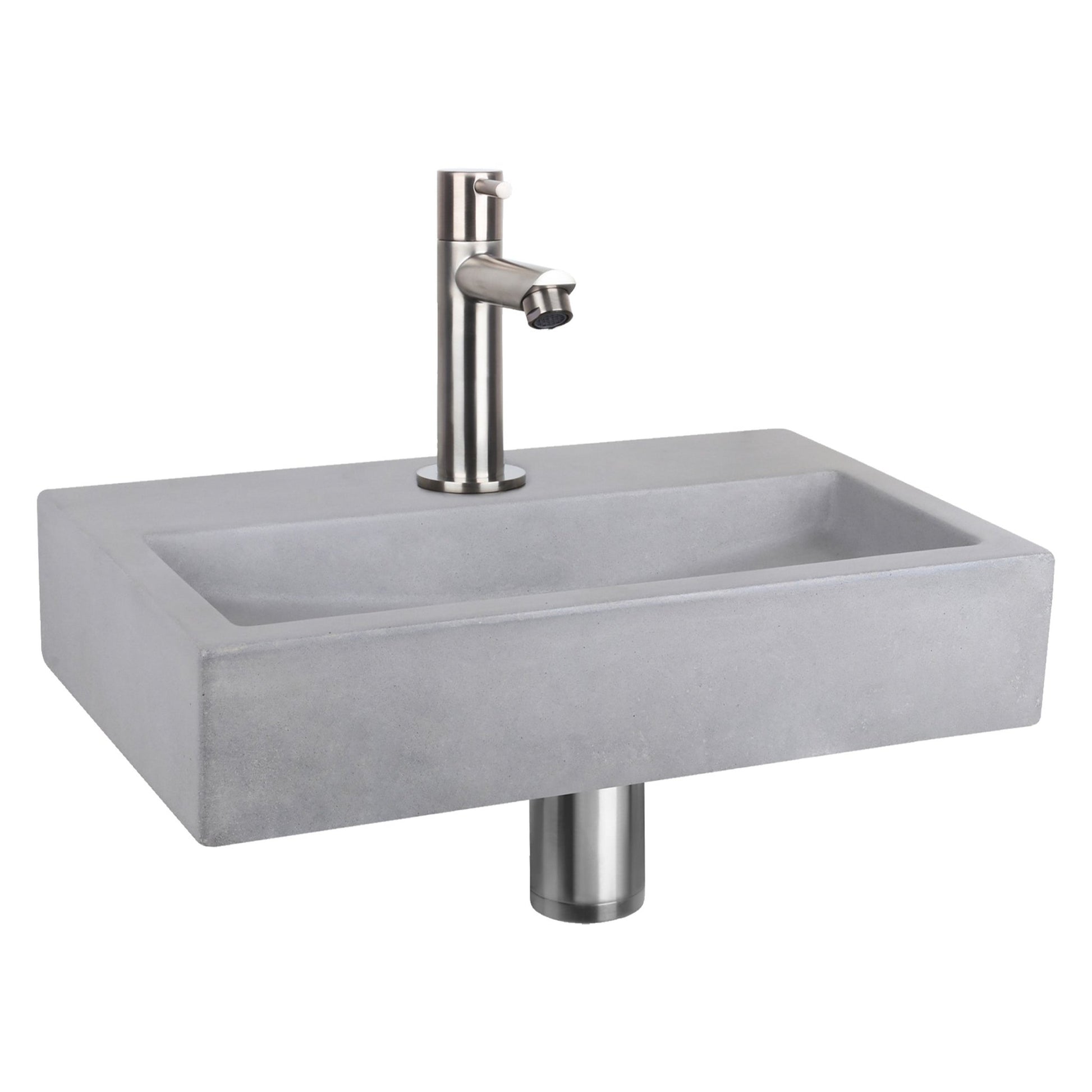 Differnz Flat fontein beton - 38 x 24 x 8 cm - lichtgrijs - Mozaiektegel.com