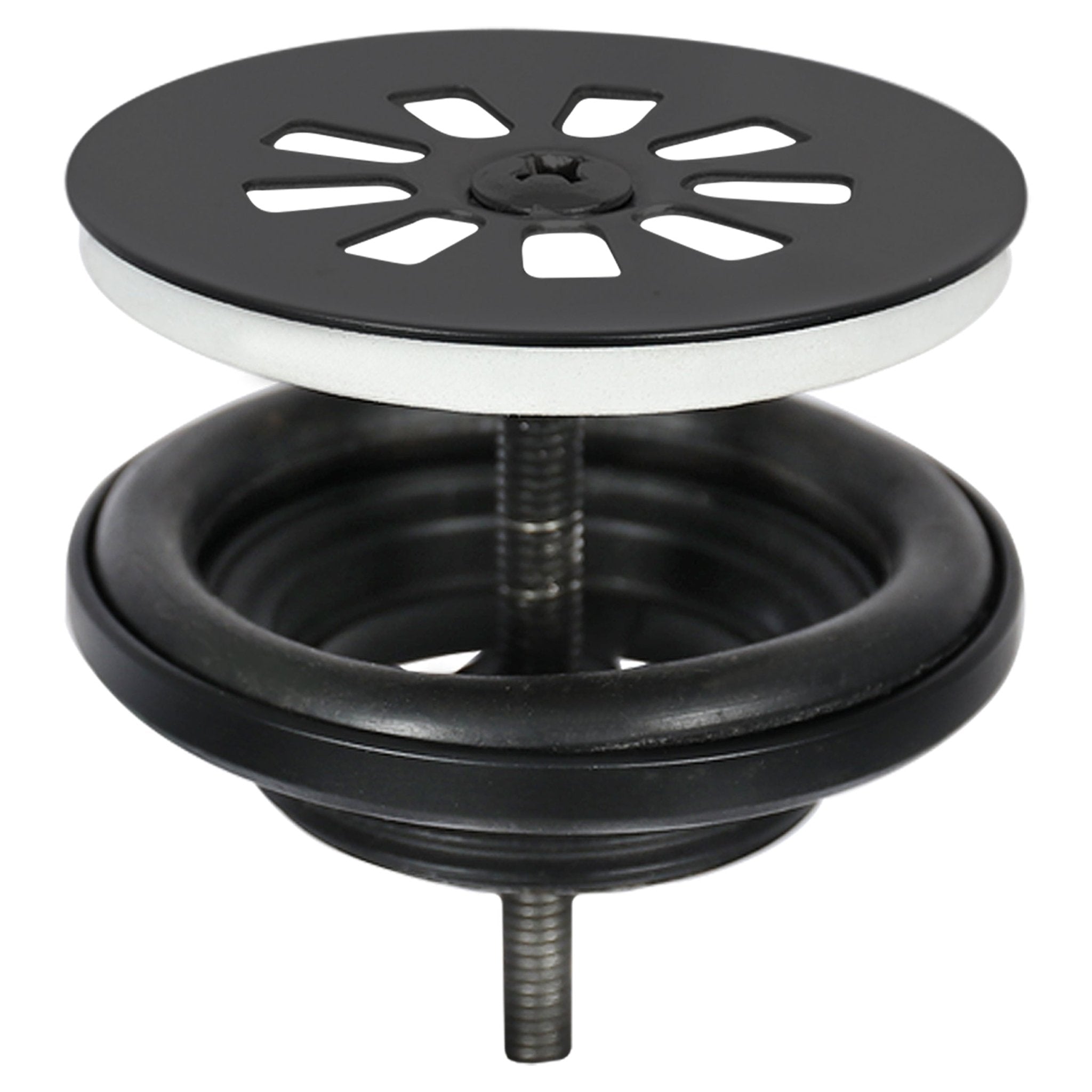 Differnz fonteinset bombai black - natuursteen - kraan gebogen - met handdoekrek - 40 x 22 x 9 cm - mat zwart - Mozaiektegel.com