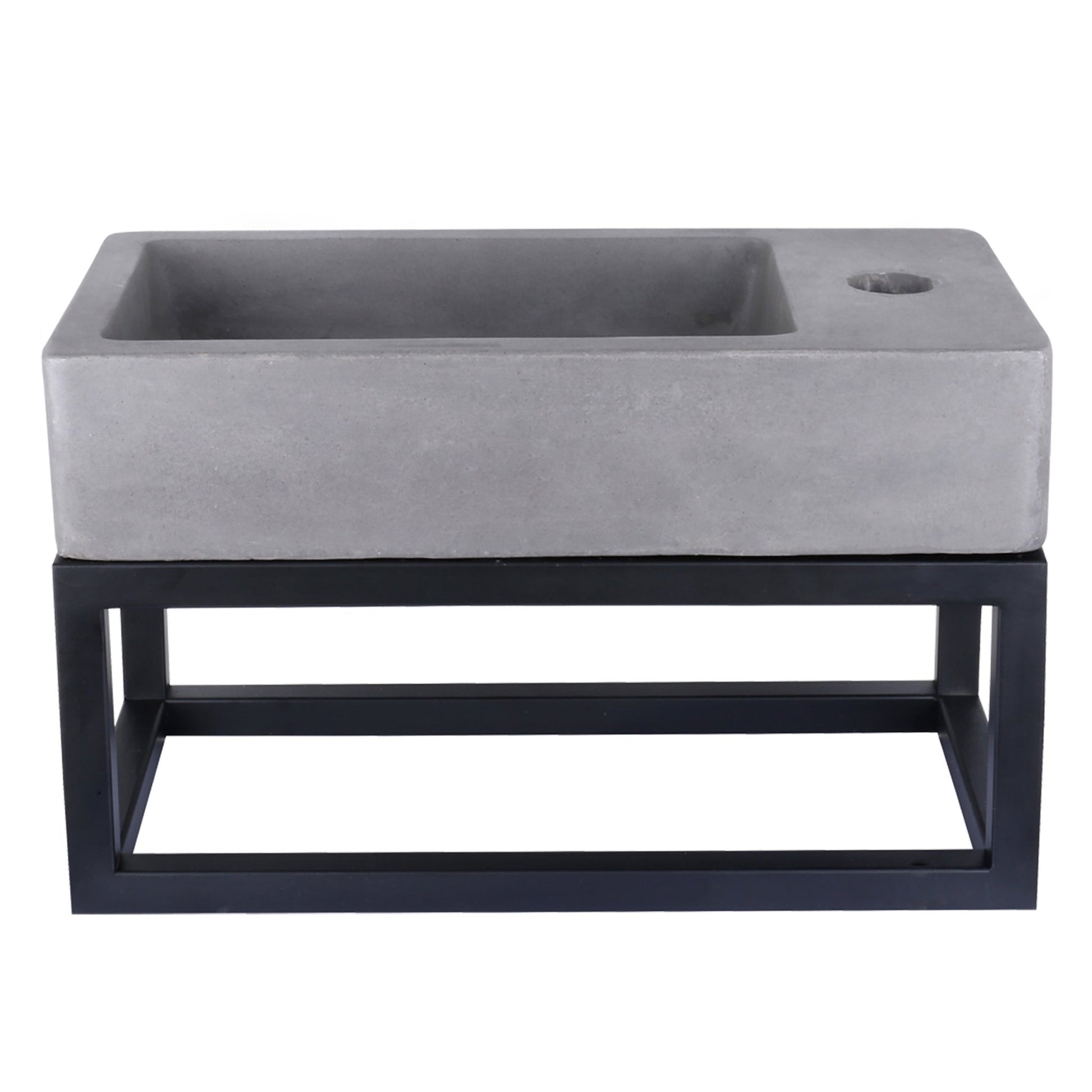 Differnz Force fontein beton - 40 x 22 x 8 cm - donkergrijs - Mozaiektegel.com