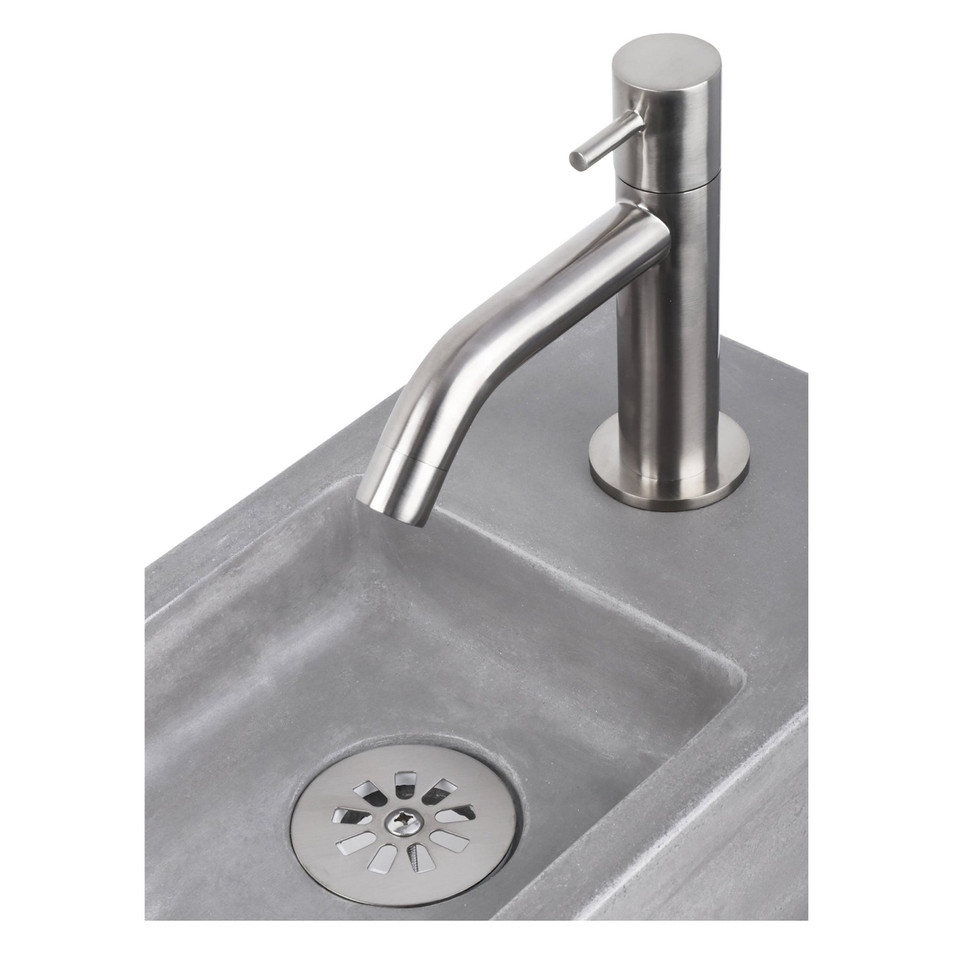 Differnz Force fontein beton - 40 x 22 x 8 cm - donkergrijs - Mozaiektegel.com