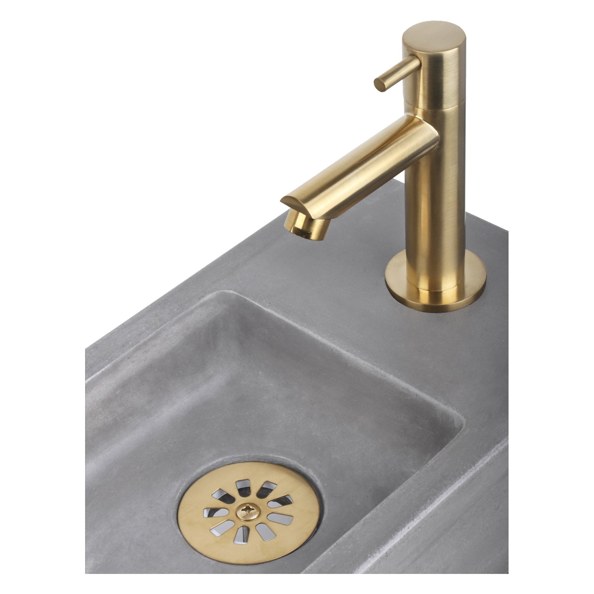 Differnz Force fontein beton - 40 x 22 x 8 cm - donkergrijs - Mozaiektegel.com