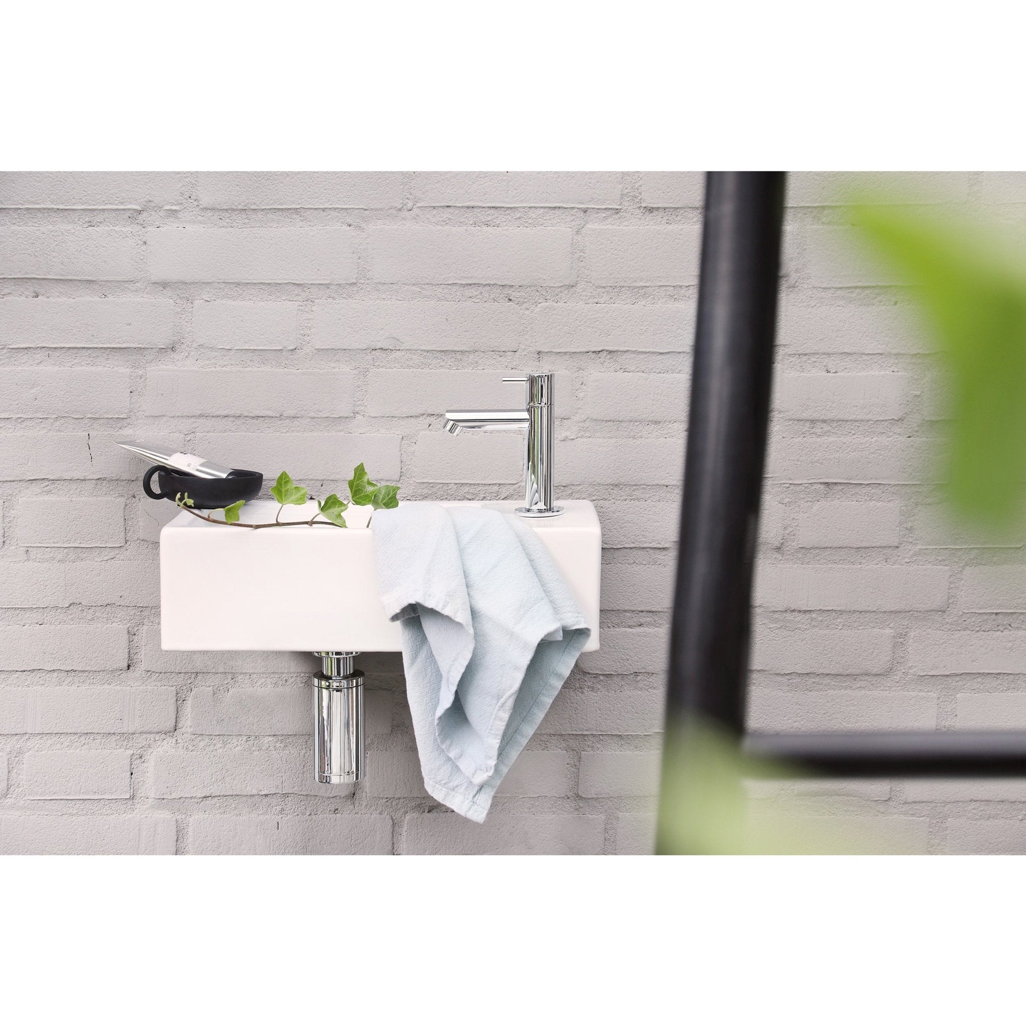 Differnz Force fontein keramiek - 40 x 22 x 11.5 cm - wit - Mozaiektegel.com