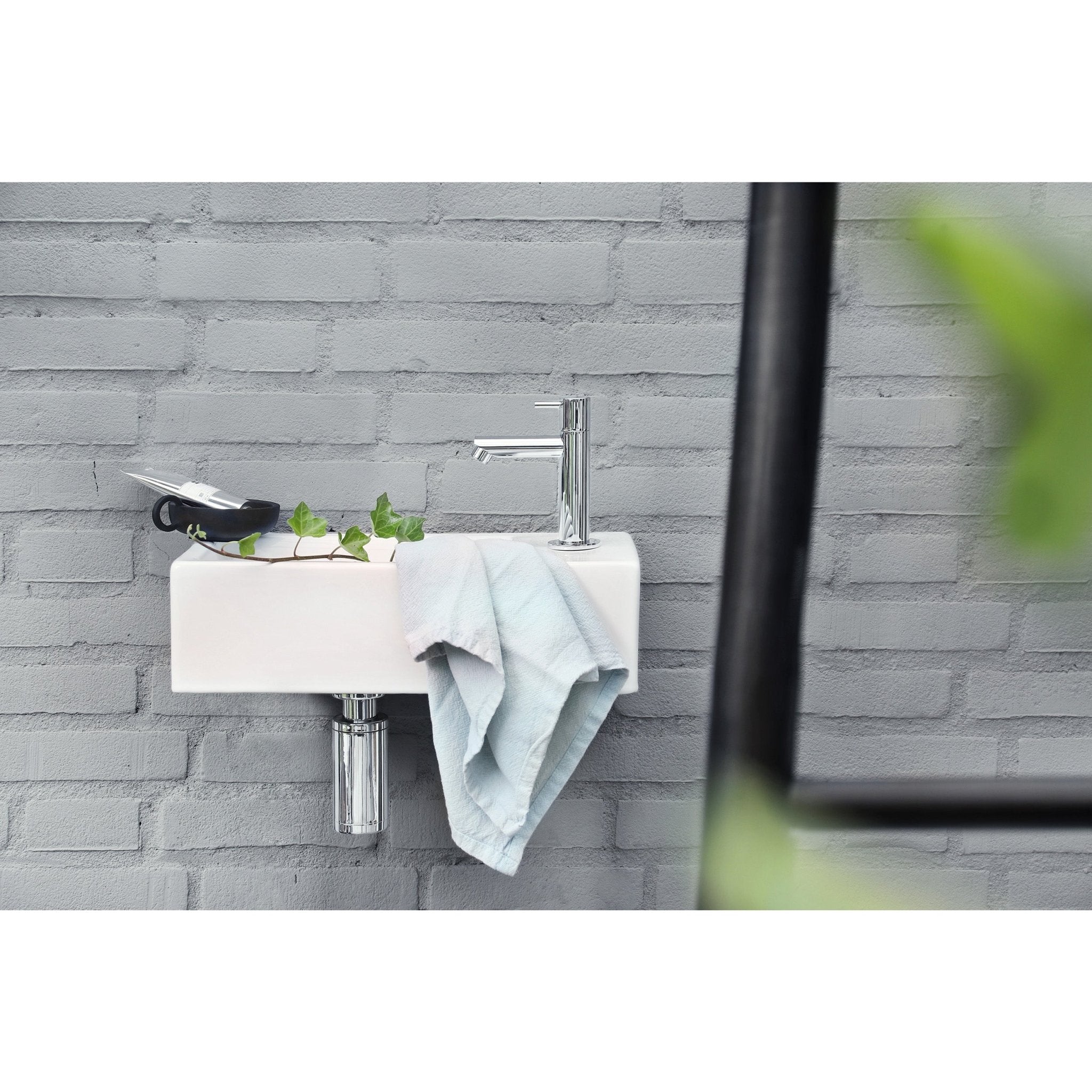 Differnz Force fontein keramiek - 40 x 22 x 11.5 cm - wit - Mozaiektegel.com