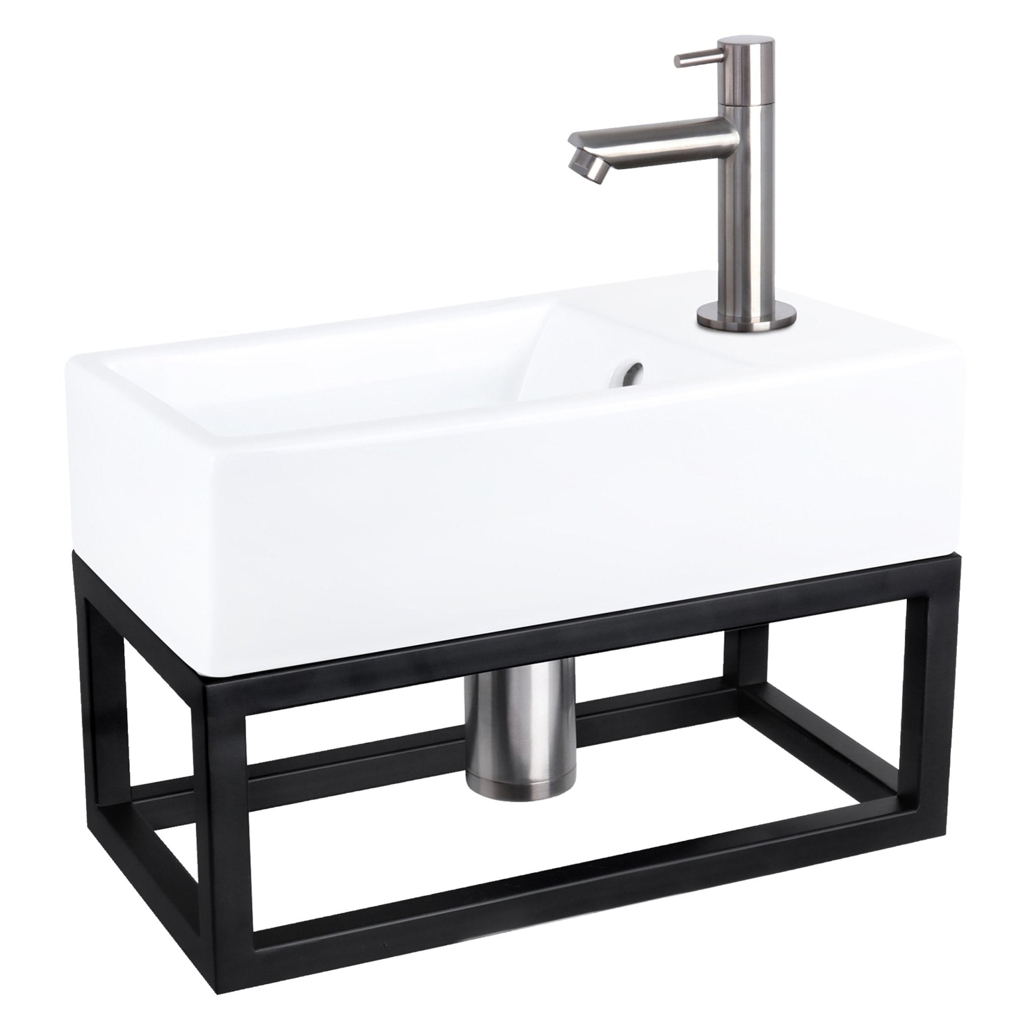 Differnz Force fontein keramiek - 40 x 22 x 11.5 cm - wit - Mozaiektegel.com