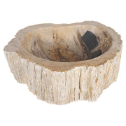 Differnz Fossil opzetwaskom hout | Ø 45 x 12 cm - Mozaiektegel.com