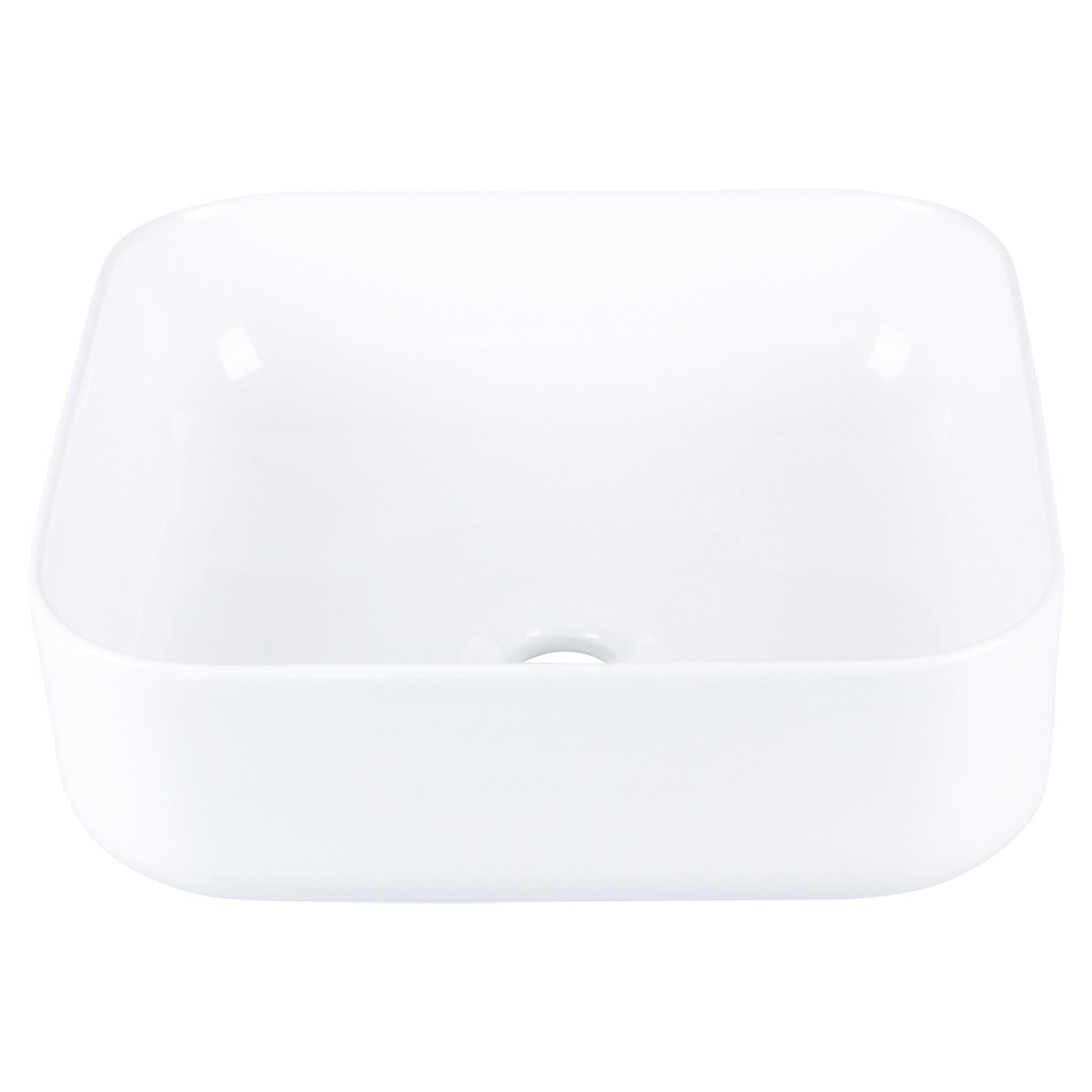 Differnz Guido wasbak keramiek | wit | Ø 40 x 14 cm - Mozaiektegel.com