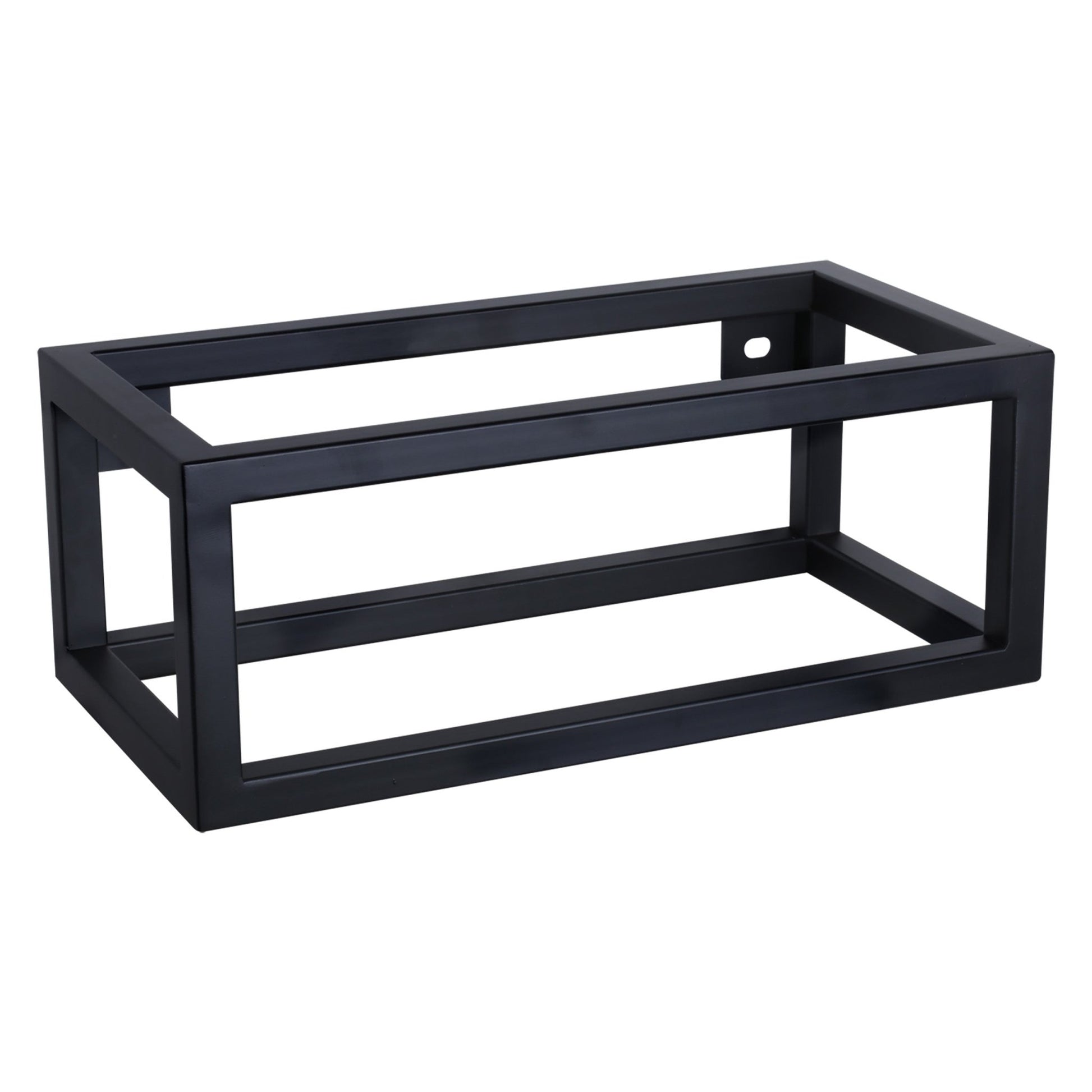 Differnz handdoekhouder voor fontein | mat zwart | 40 x 22 x 15.5 cm - Mozaiektegel.com