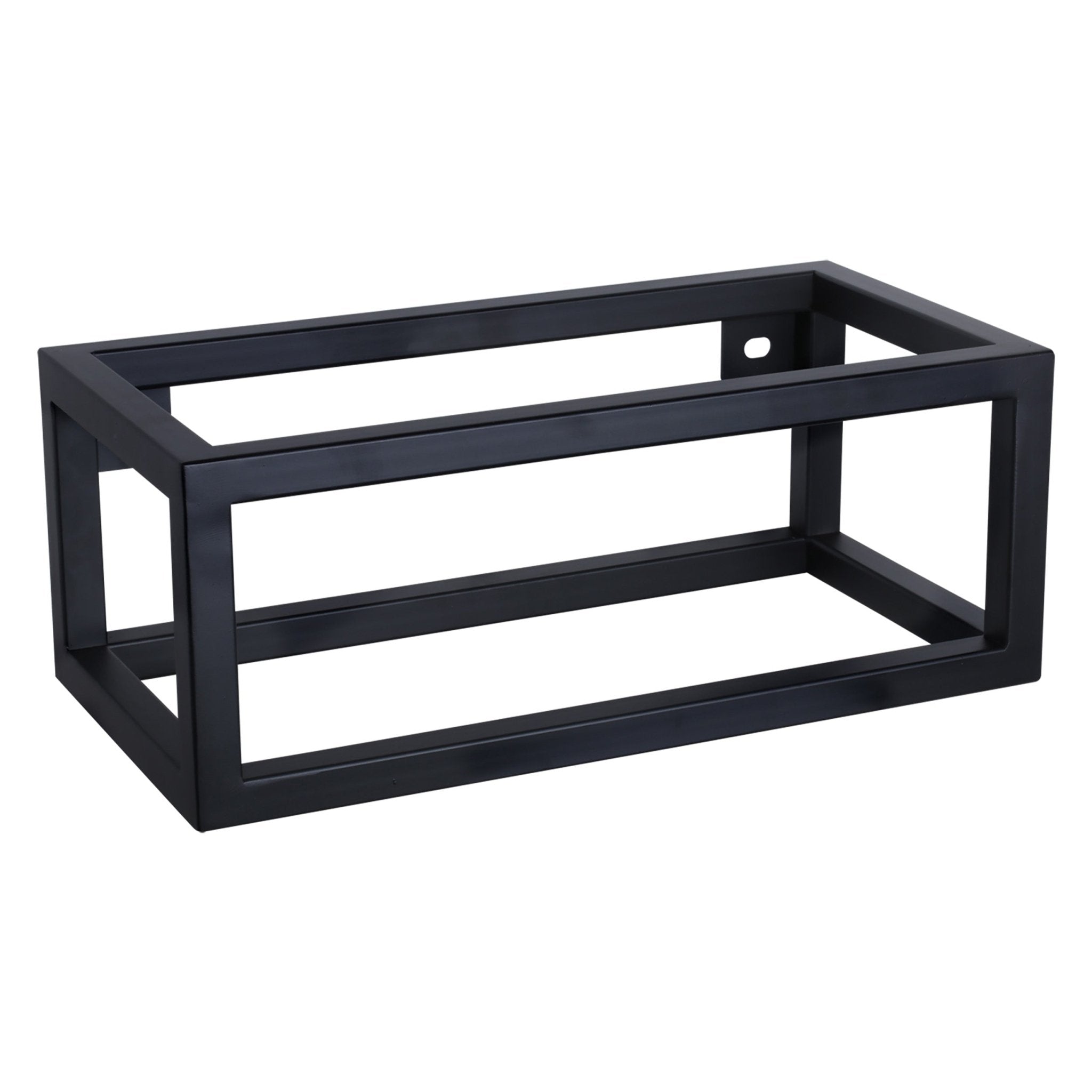 Differnz handdoekhouder voor fontein | mat zwart | 40 x 22 x 15.5 cm - Mozaiektegel.com