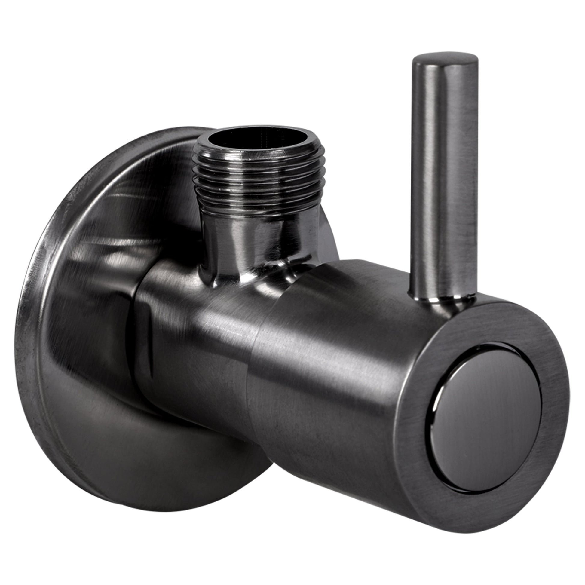 Differnz hoekstopkraan - 1/2 x 3/8 - gun metal - Mozaiektegel.com