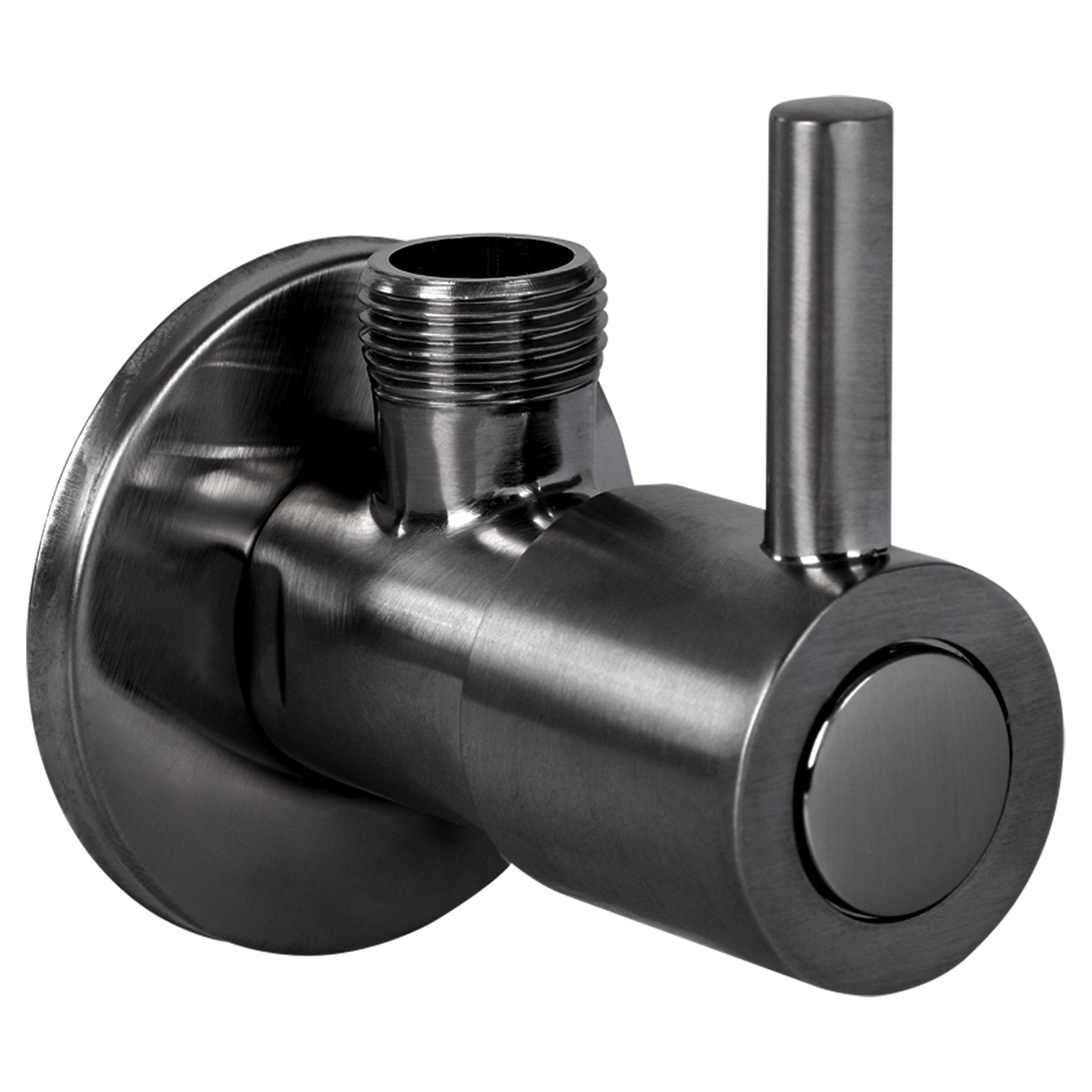 Differnz hoekstopkraan - 1/2 x 3/8 - gun metal - Mozaiektegel.com