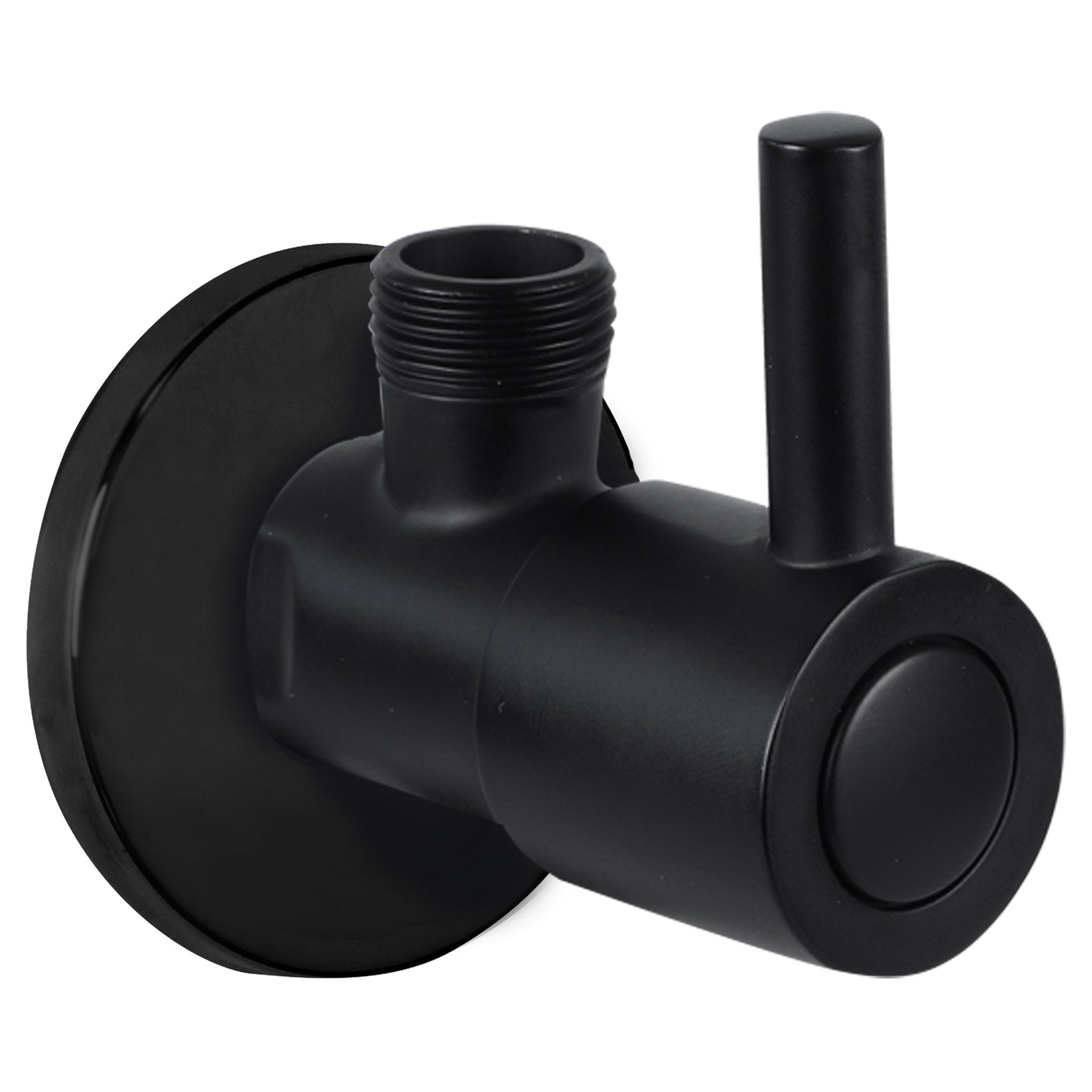 Differnz hoekstopkraan - 1/2 x 3/8 - mat zwart - Mozaiektegel.com