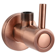 Differnz hoekstopkraan - 1/2 x 3/8 - rood koper - Mozaiektegel.com