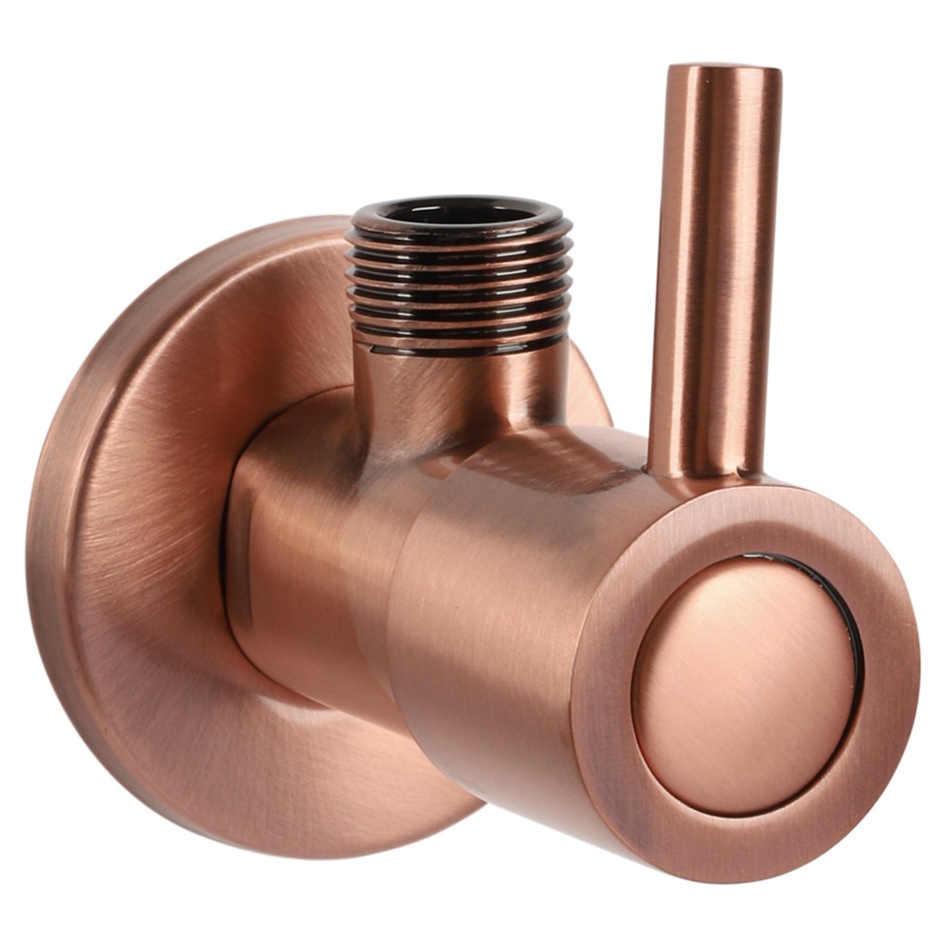 Differnz hoekstopkraan - 1/2 x 3/8 - rood koper - Mozaiektegel.com