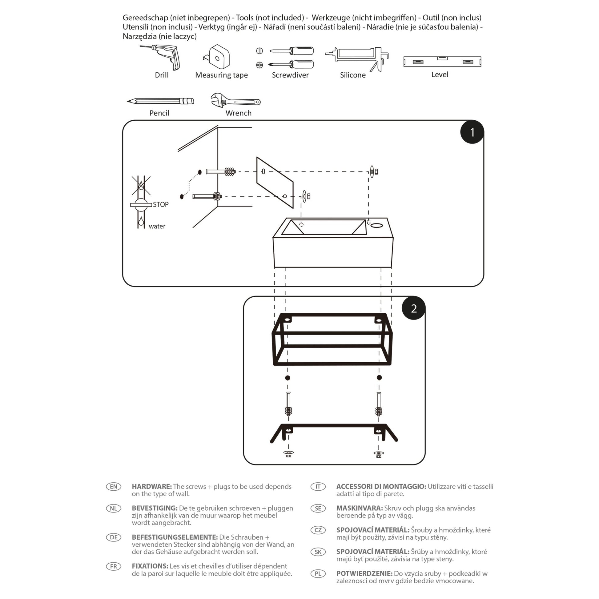 Differnz Hura L handdoekhouder voor fontein | groen | 40 x 22 x 15.5 cm - Mozaiektegel.com